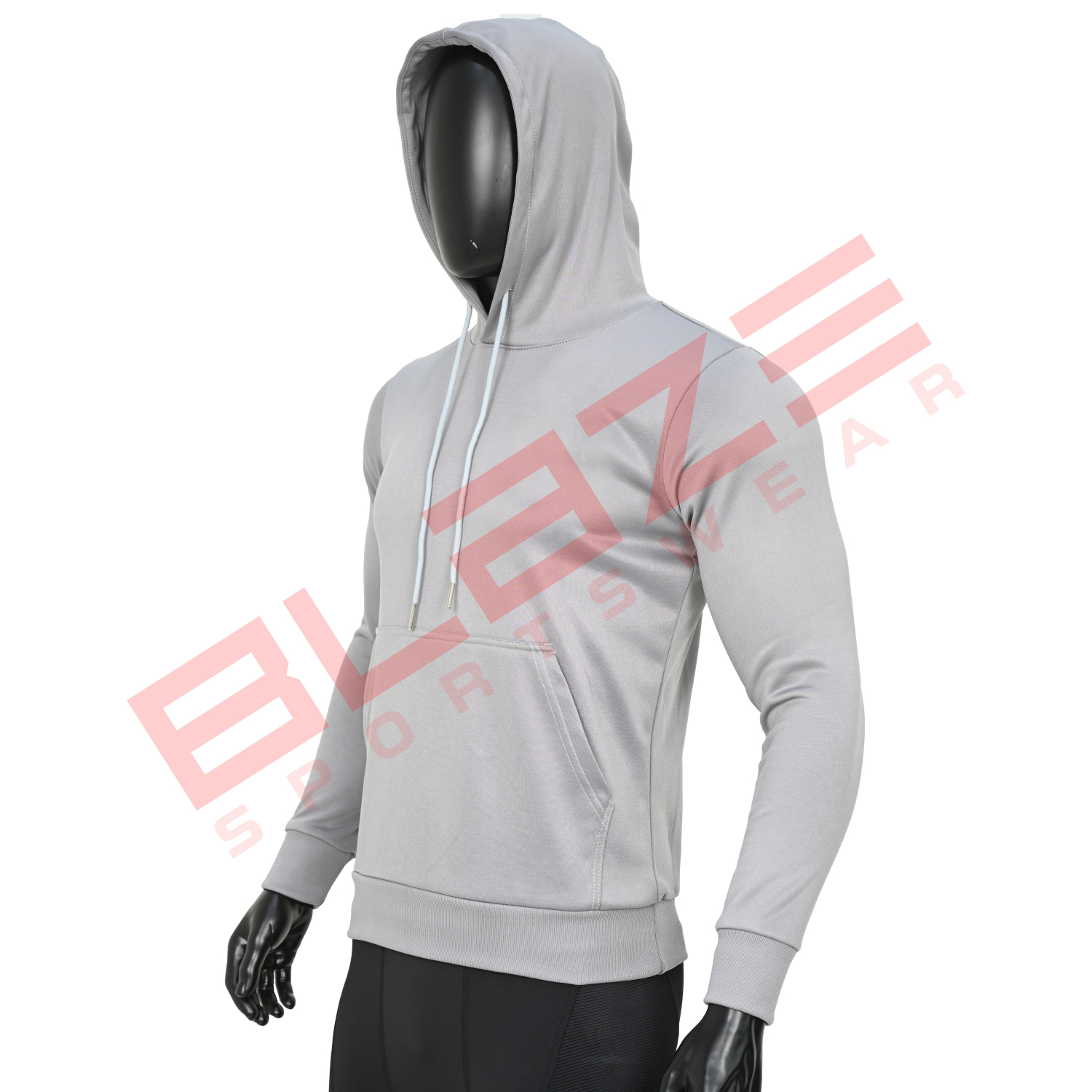 Personalized  Design Logo Mens  Fashion Long Sleeve Blank Pullover Cotton Hoodie Quantity Print OEM - view 3