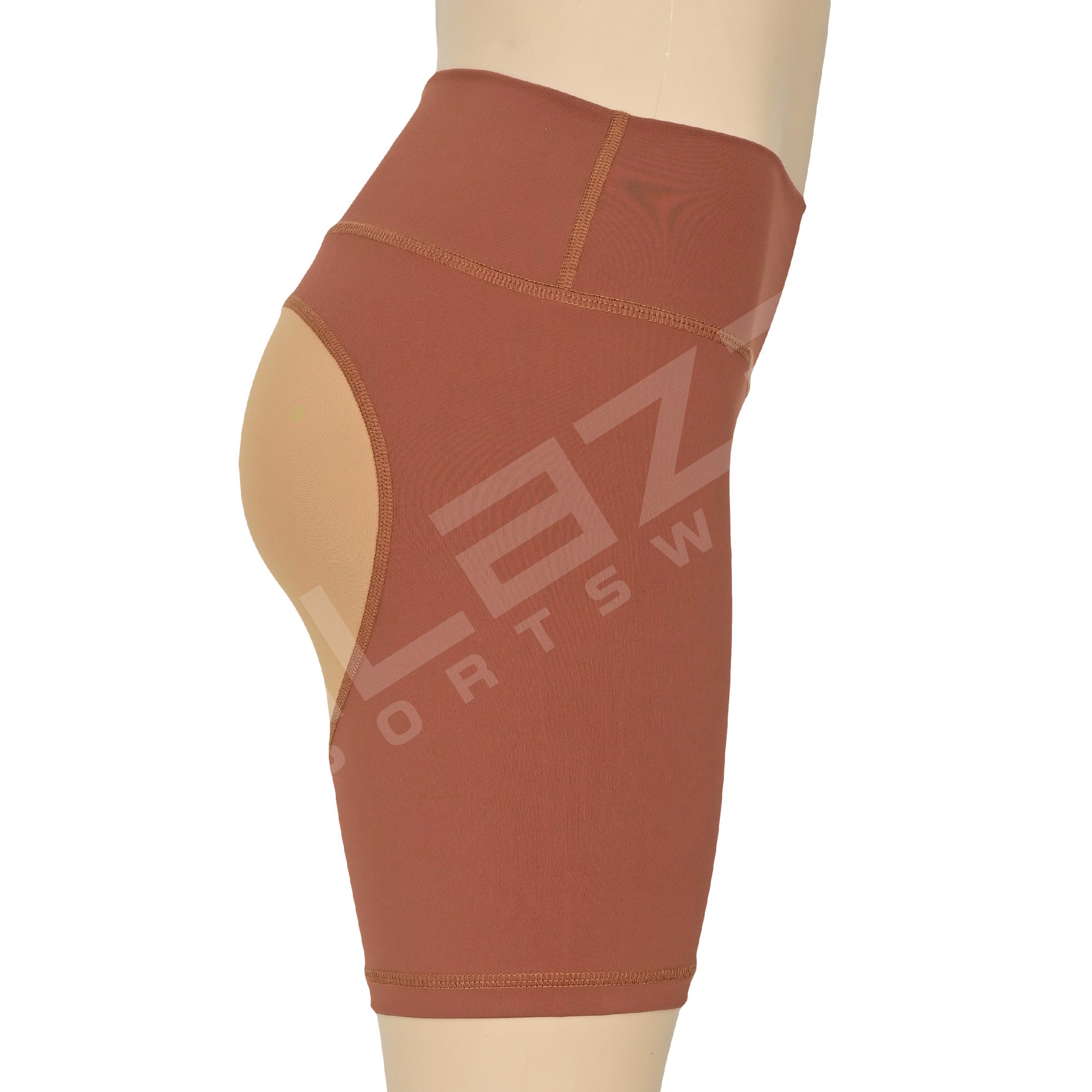 Tailored Elevated High Rise Yoga Booty Shorts Hot Pant Fitness Biker Beach Gym Leggings in Plus Size