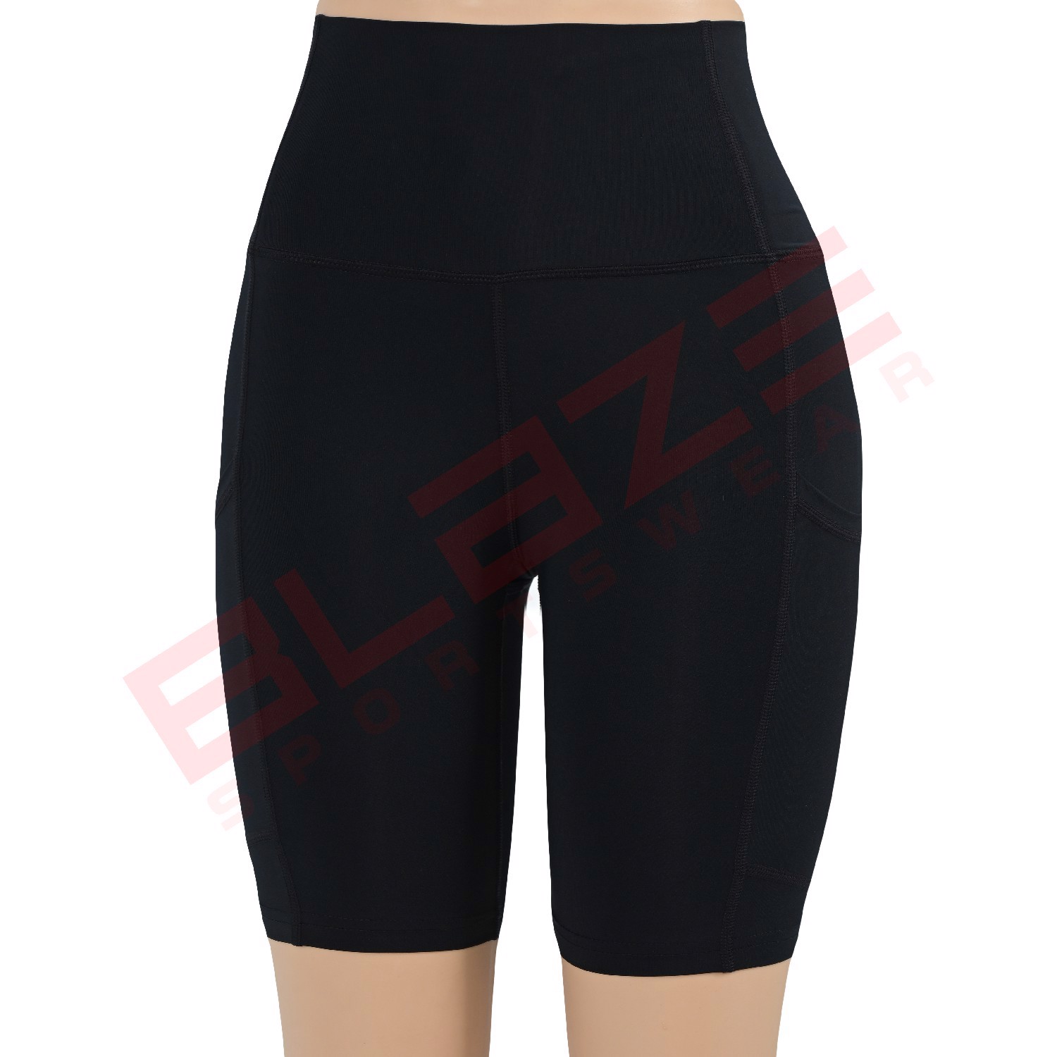 Customized Women's High Waist Biker Shorts Fitness Yoga Running Shorts Beach Booty Short Plus Size 