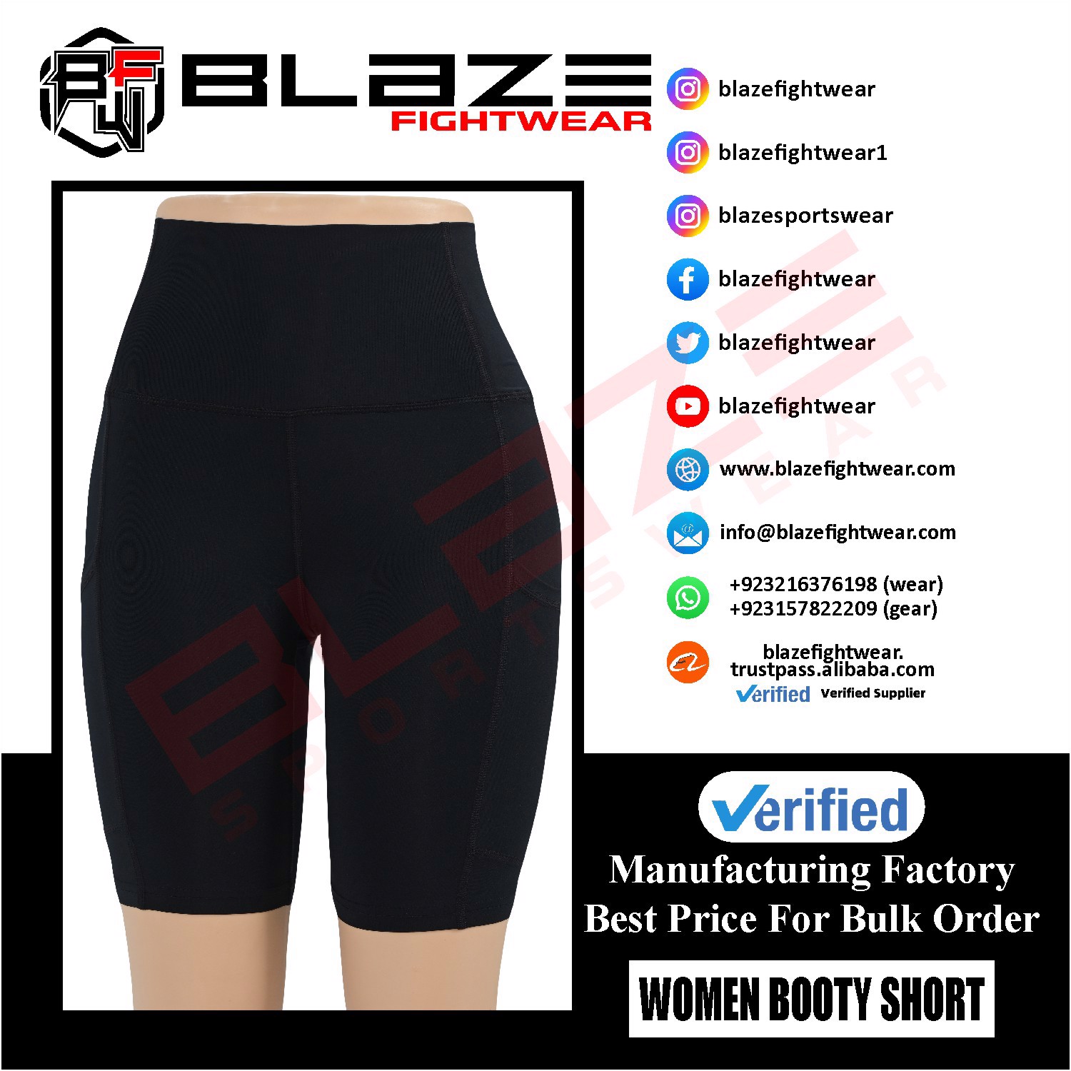 Customized Women's High Waist Biker Shorts Fitness Yoga Running Shorts Beach Booty Short Plus Size  - view 7