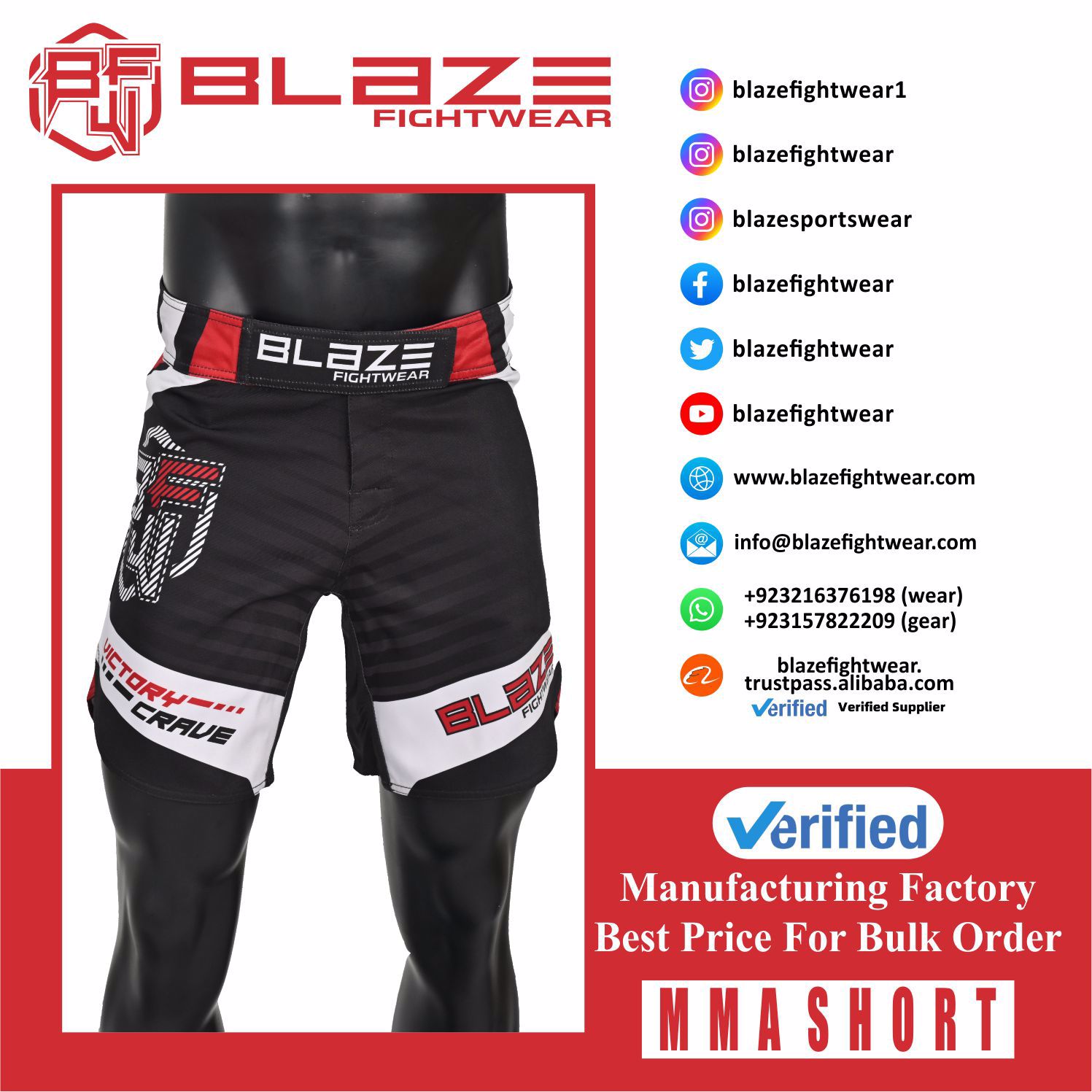 custom MMA Shorts Fight Shorts BJJ Muay Thai WOD Cross-Training KIck Boxing Muay Thai Short - view 7