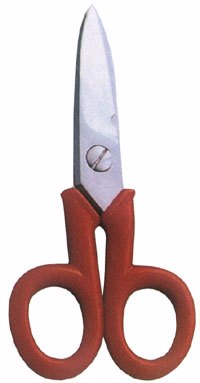 8" Tailor Scissors Stainless Steel Paper Coated Handle Household Scissors Garments Fabric Cutting 