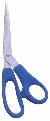 8" Tailor Scissors Stainless Steel Paper Coated Handle Household Scissors Garments Fabric Cutting  - view 2