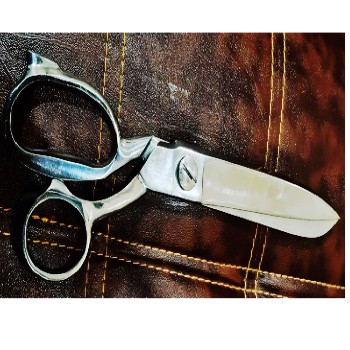 9" Tailor Scissors Stainless Steel Paper Coated Handle Household Scissors Garments Fabric Cutting  - view 3