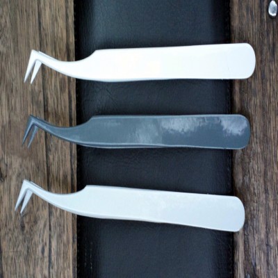 Eyelash Tweezer fiber tip tweezer set lash extensions accessories eyelash tools Tweezers Eye Lash - view 4