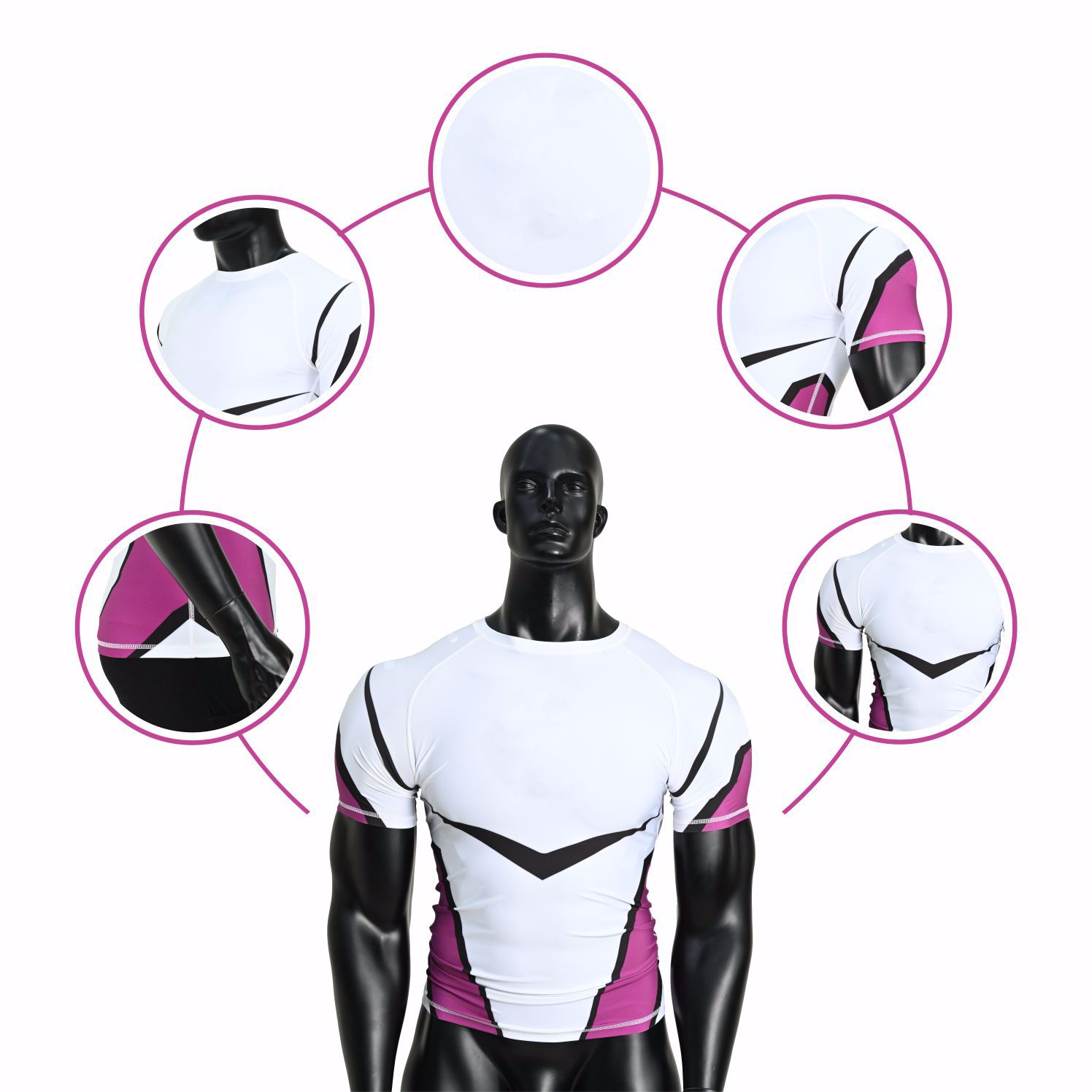 Customize Sublimation Rash Guard MMA Rash Guard BJJ Rash Guard Compression Shirt athlete rashguard - view 5