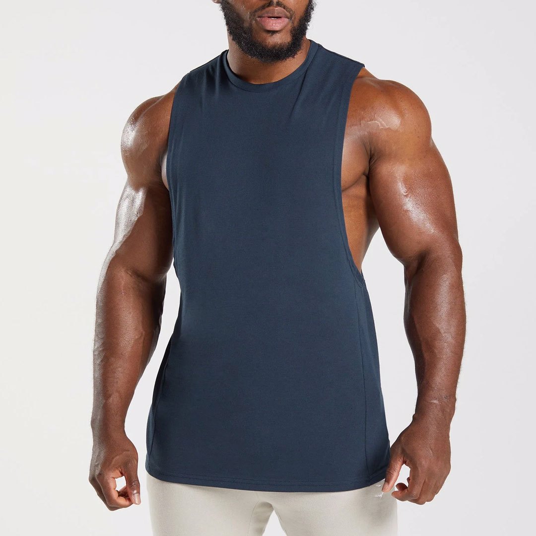 Custom Premium Cotton Tank top for Gym men and boys for Work out Custom workout Tank top