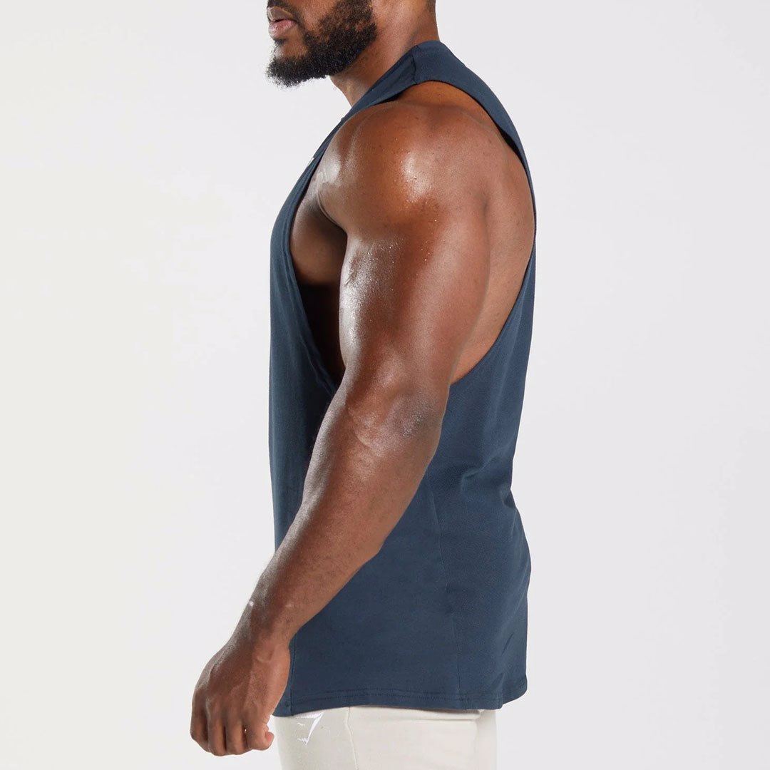 Custom Premium Cotton Tank top for Gym men and boys for Work out Custom workout Tank top - view 6