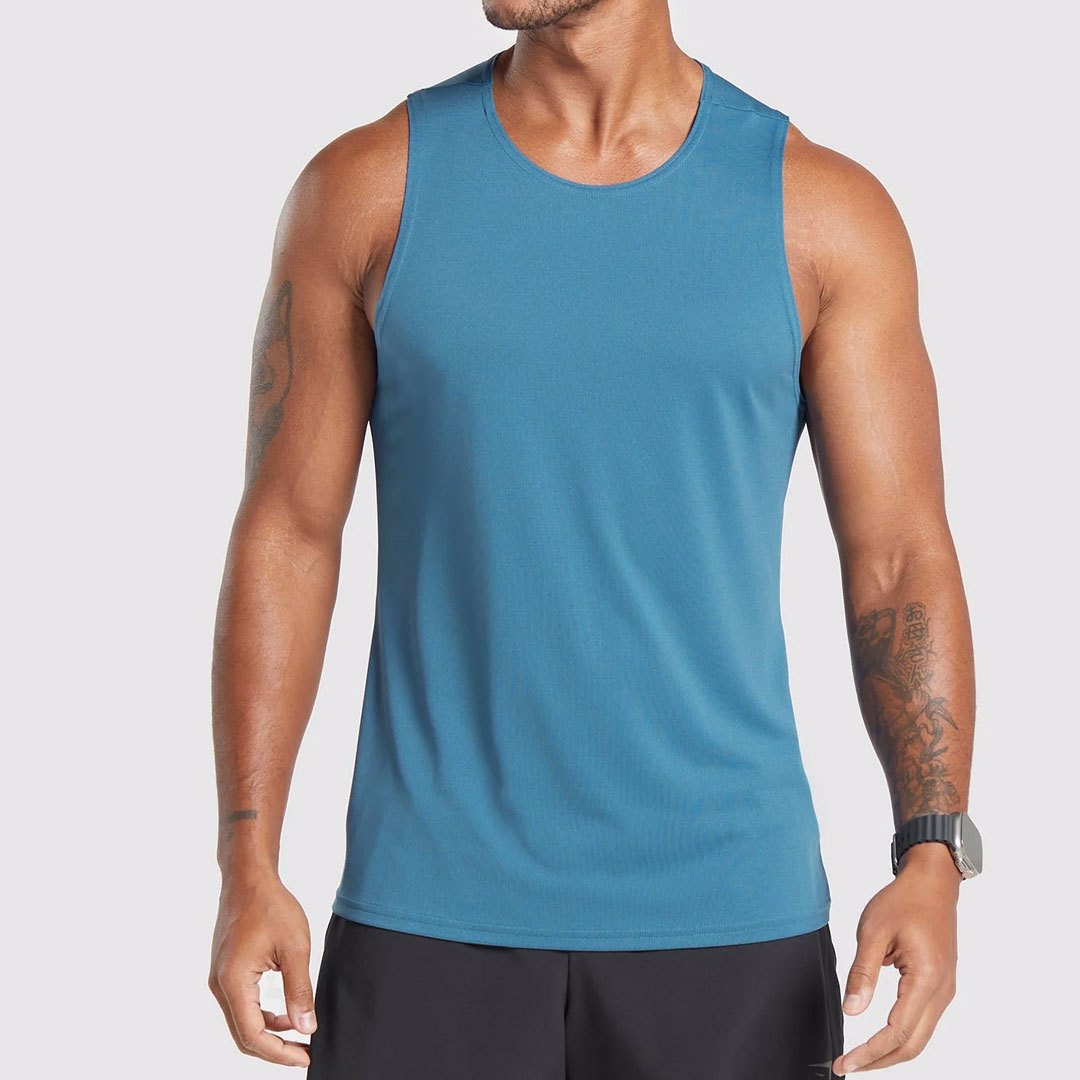 Custom Premium 100% Polyester Tank top for Gym men and boys for Work out Custom workout Tank top