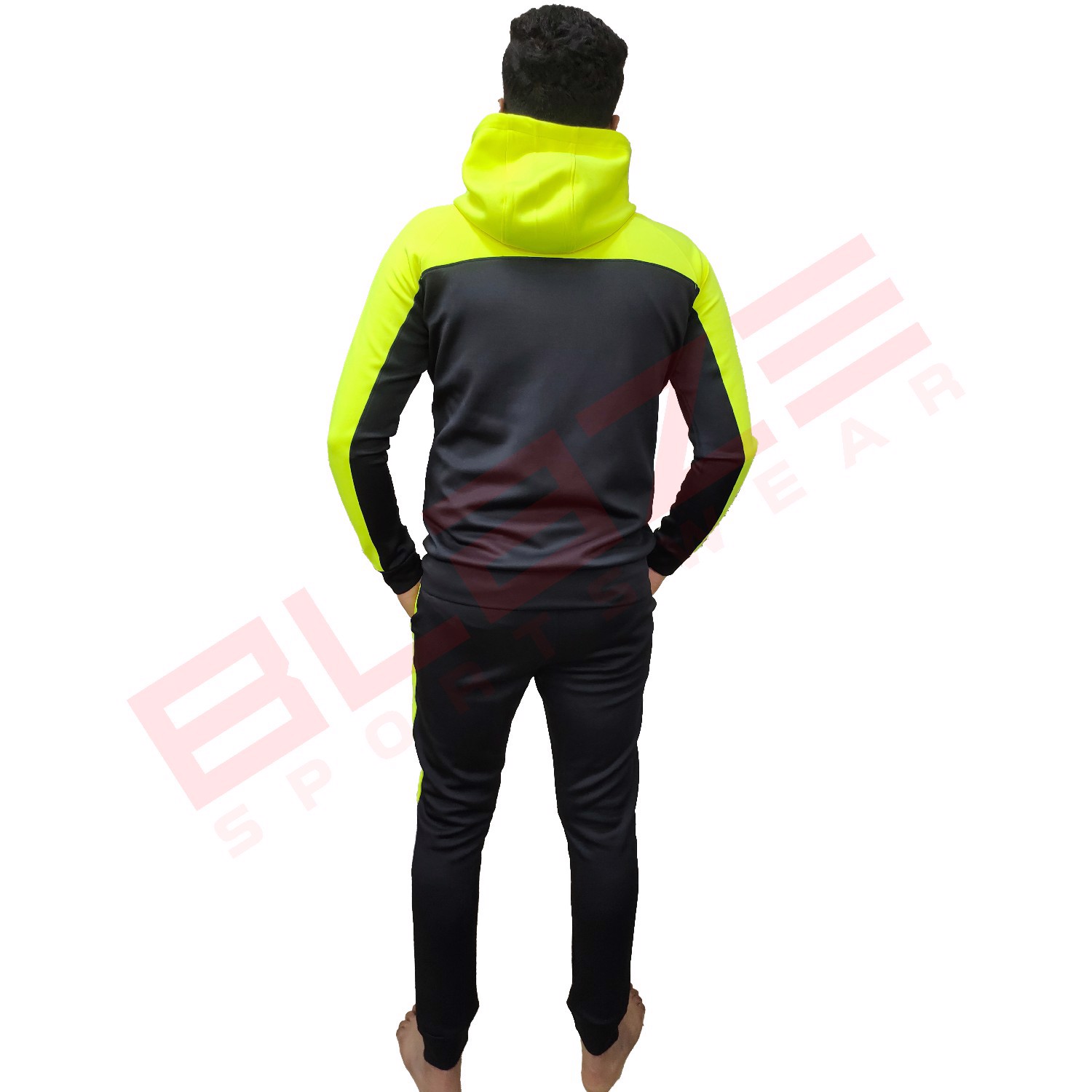 Custom Design Men's Knitted Tracksuit Sublimation Fashion Slim Fit with Embroidered Print OEM 