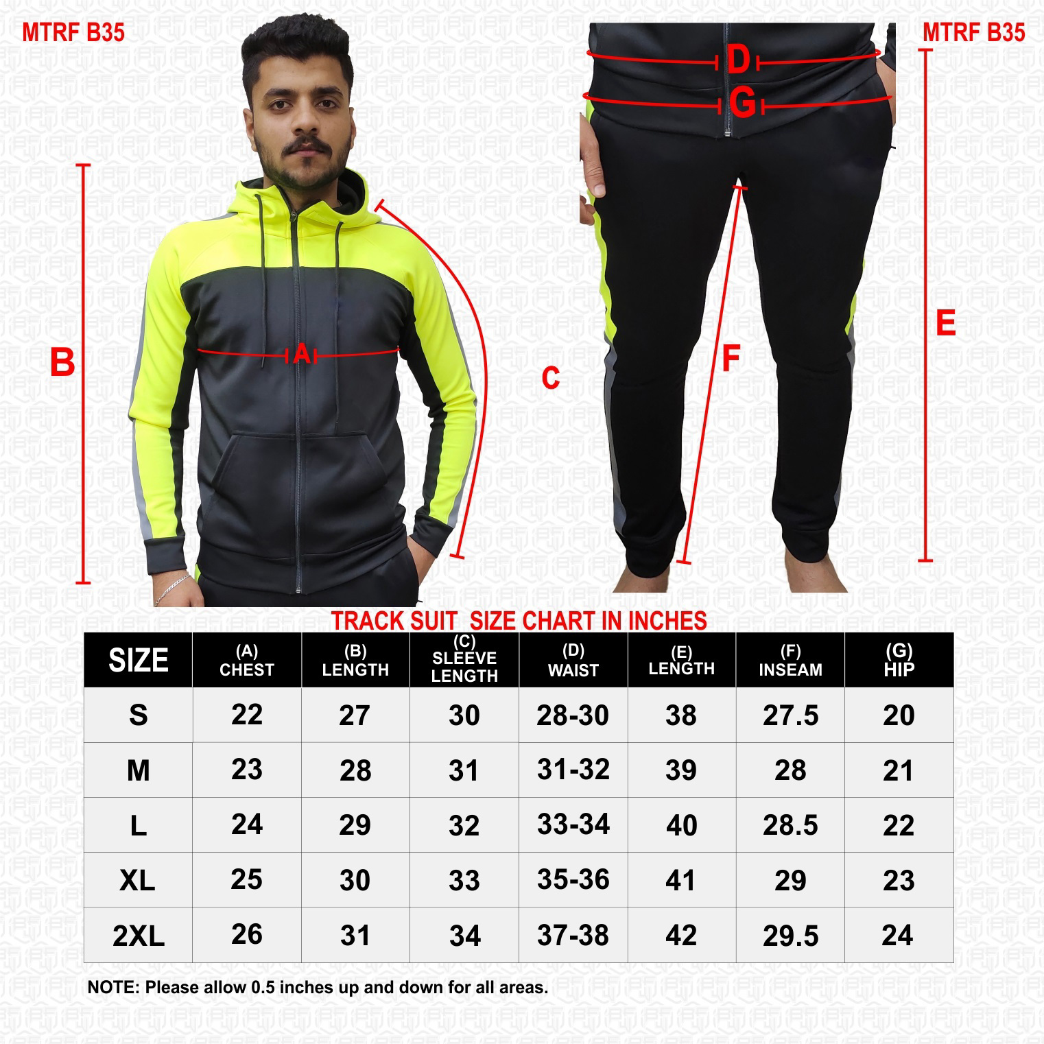 Custom Design Men's Knitted Tracksuit Sublimation Fashion Slim Fit with Embroidered Print OEM  - view 5