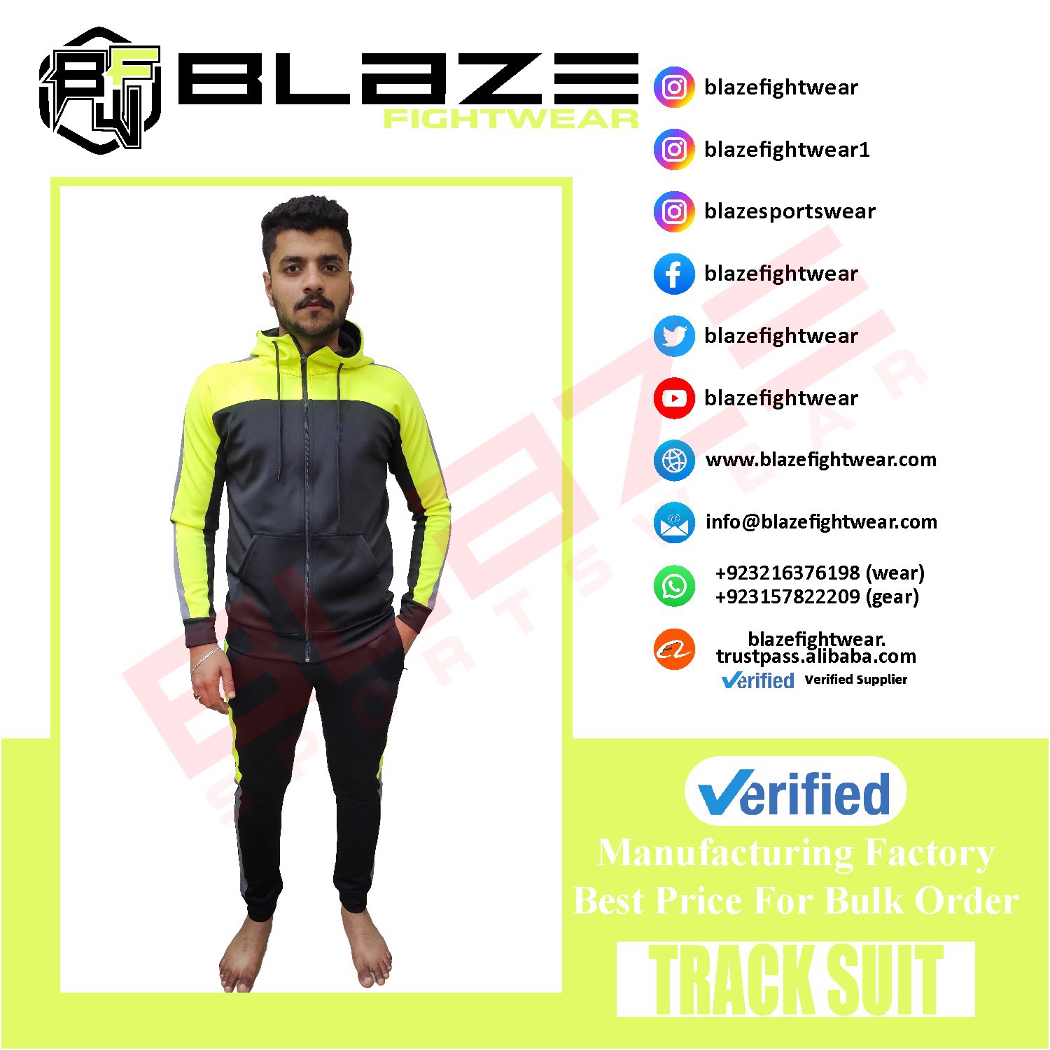 Custom Design Men's Knitted Tracksuit Sublimation Fashion Slim Fit with Embroidered Print OEM  - view 6