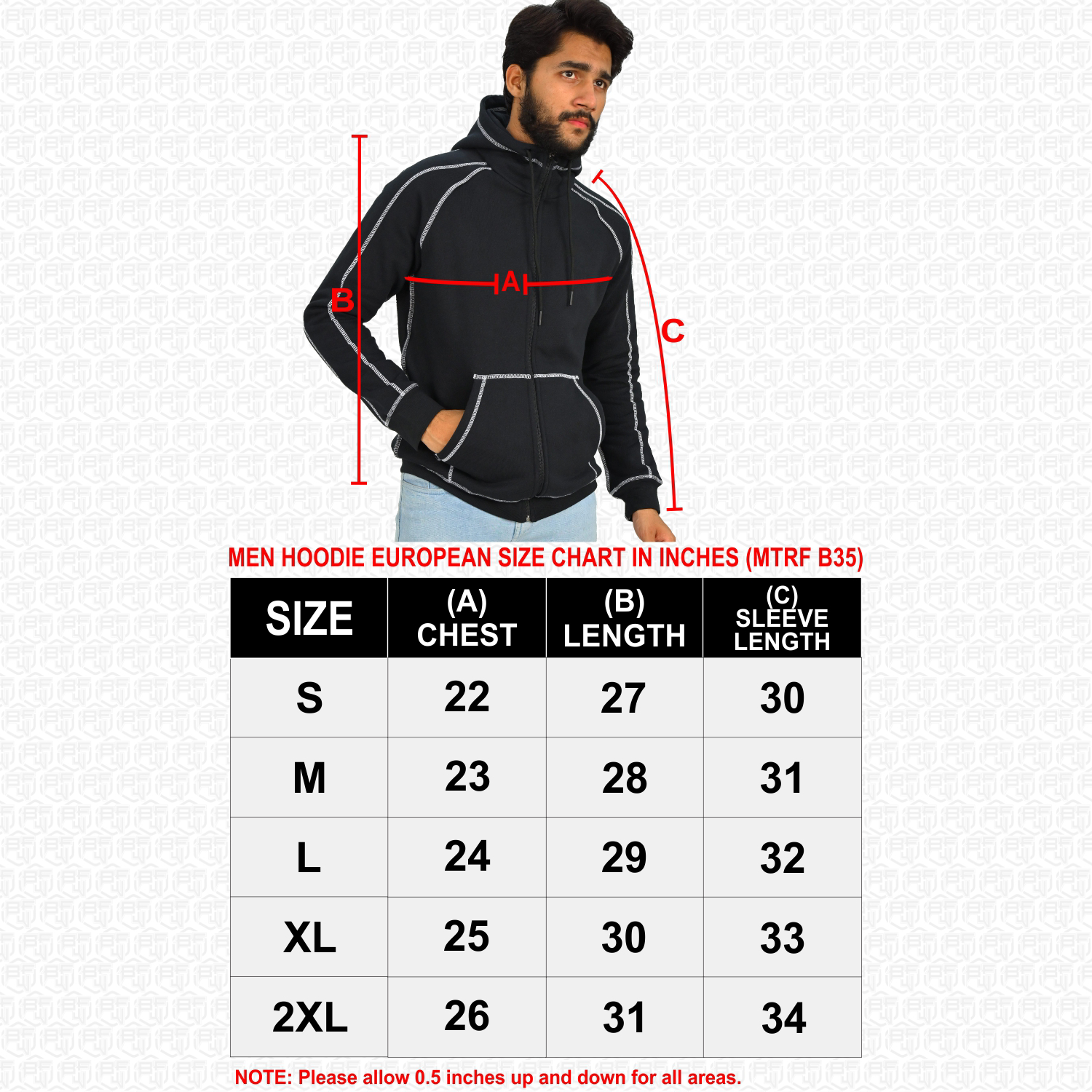 New Custom Design Logo Mens Black Fashion Long Sleeve BlankPullover Cotton Hoodie Quantity Print OEM - view 6