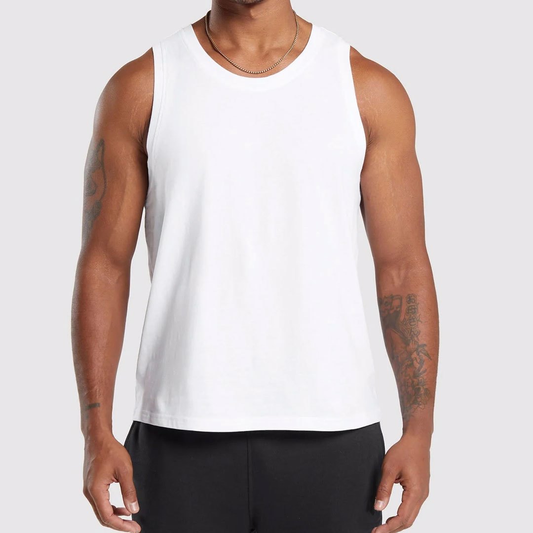 Custom Premium CREST TANK for Gym men and boys for Work out Custom workout Tank top - view 4