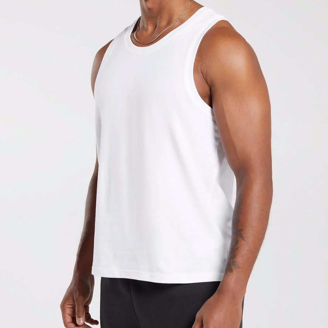 Custom Premium CREST TANK for Gym men and boys for Work out Custom workout Tank top - view 6