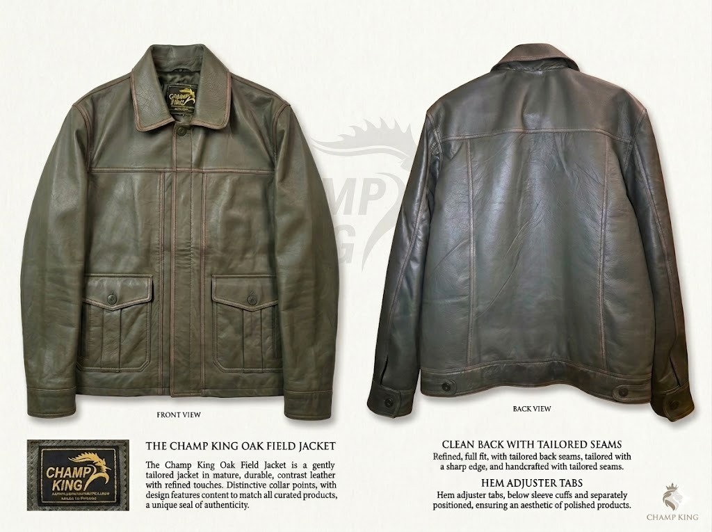 Stylish Sheep leather mate finish Jacket - view 3