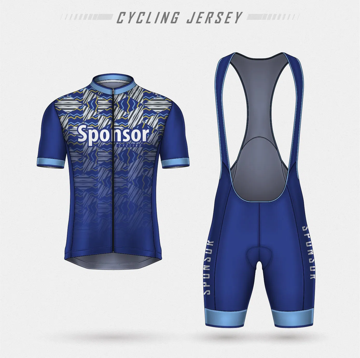 Cycling Jersey & Bib Short Set – Polyester | Race Fit Short Sleeve