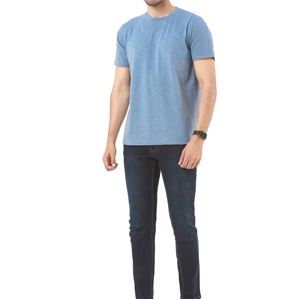 Men T shirts OEM standard quality  O neck sports t shirts Men's sports cotton T-shirt gym t-shirt - view 2