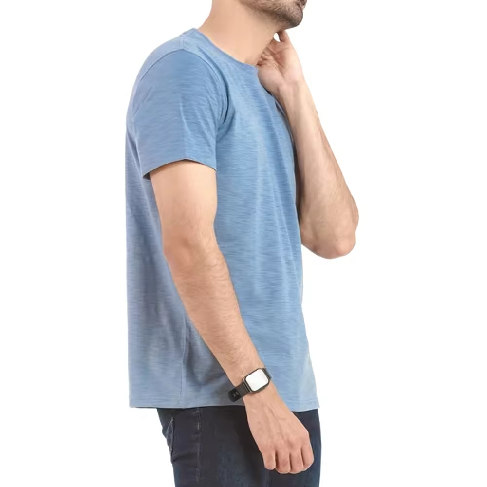 Men T shirts OEM standard quality  O neck sports t shirts Men's sports cotton T-shirt gym t-shirt - view 3