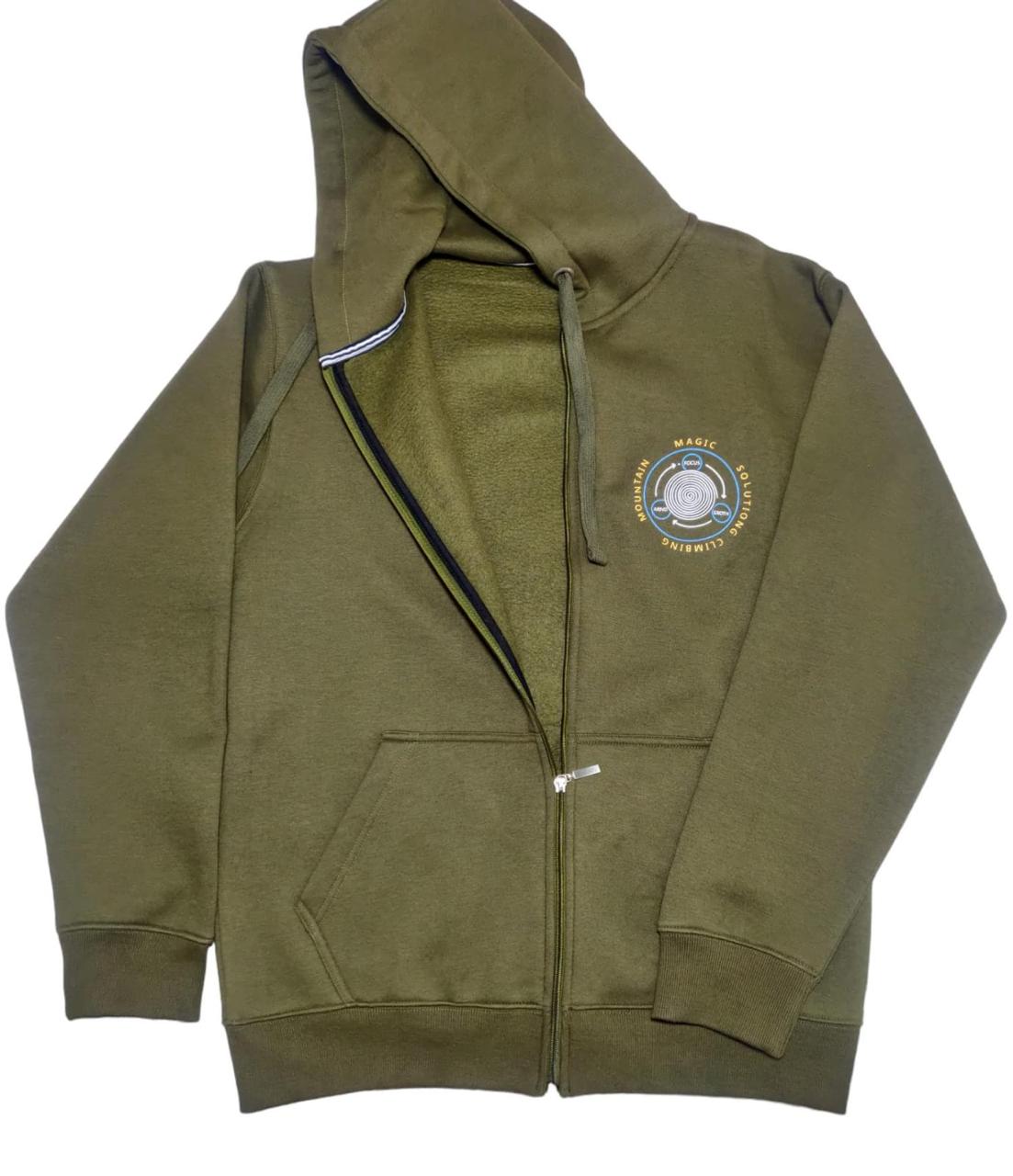 Zippered Printed Hoodie - view 2