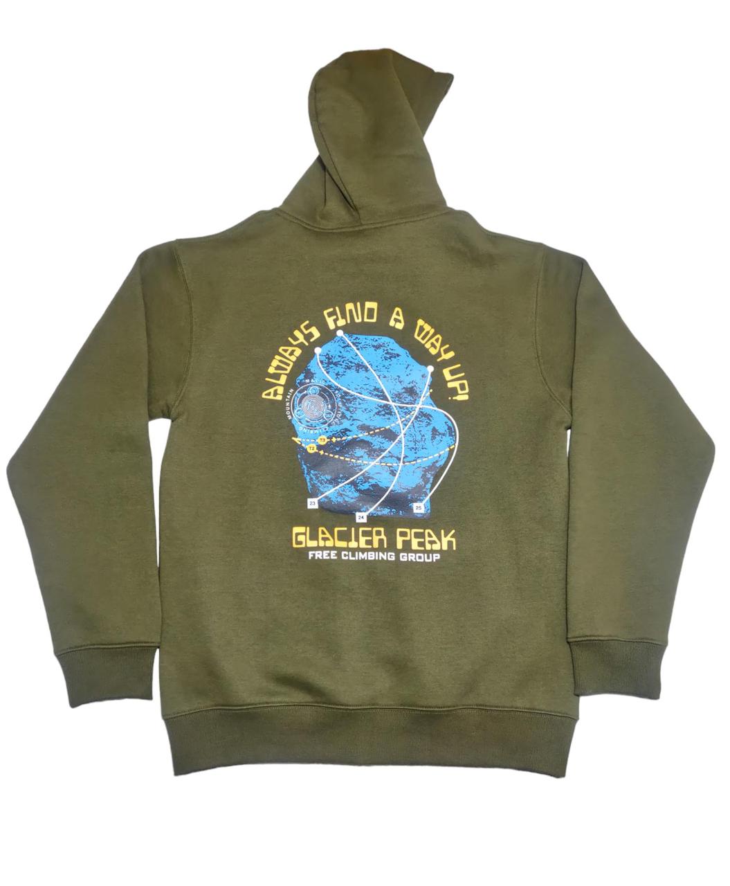 Zippered Printed Hoodie - view 3