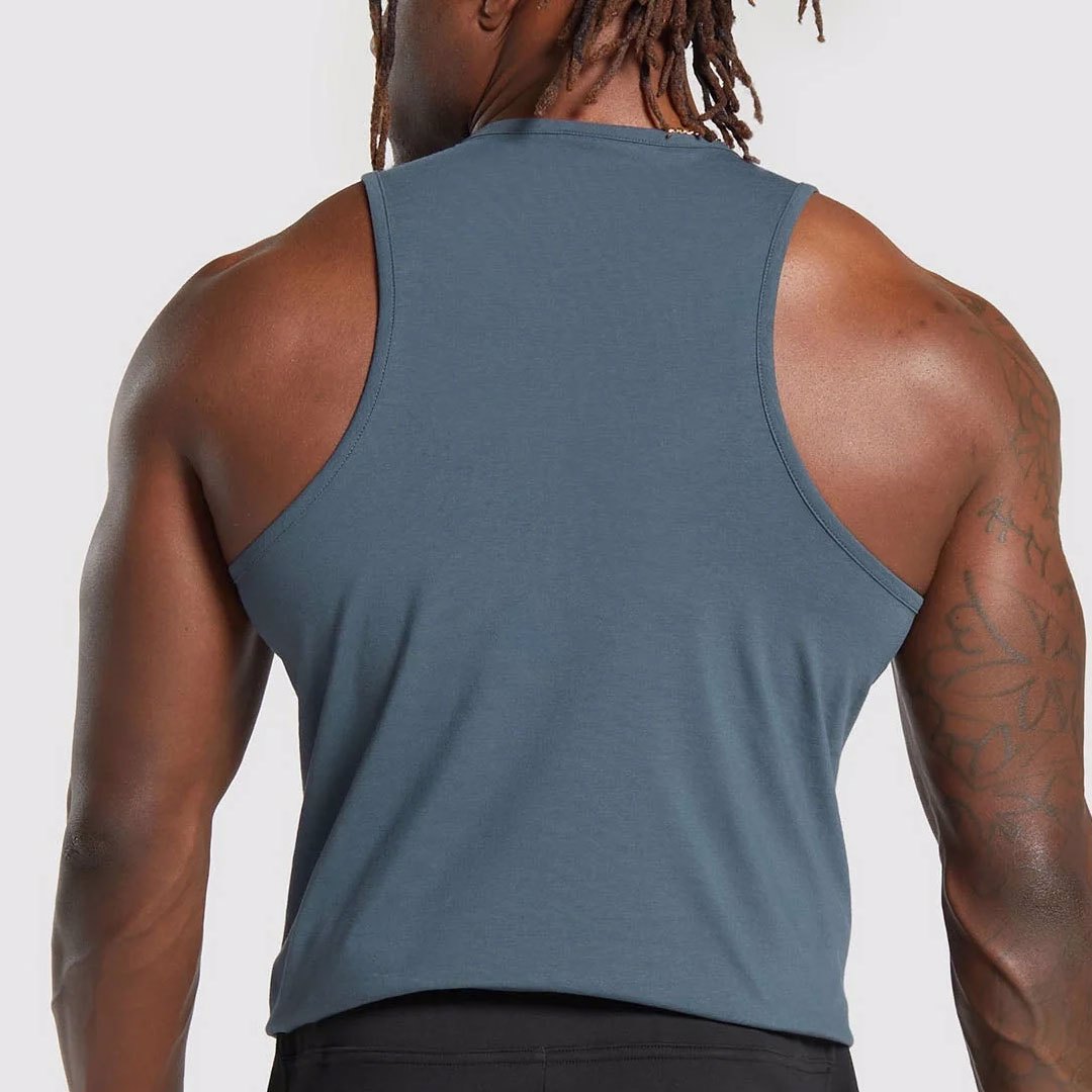 Best and premium quality  100% 200 GSM Cotton Tank top for Gym man in premium stuff - view 2