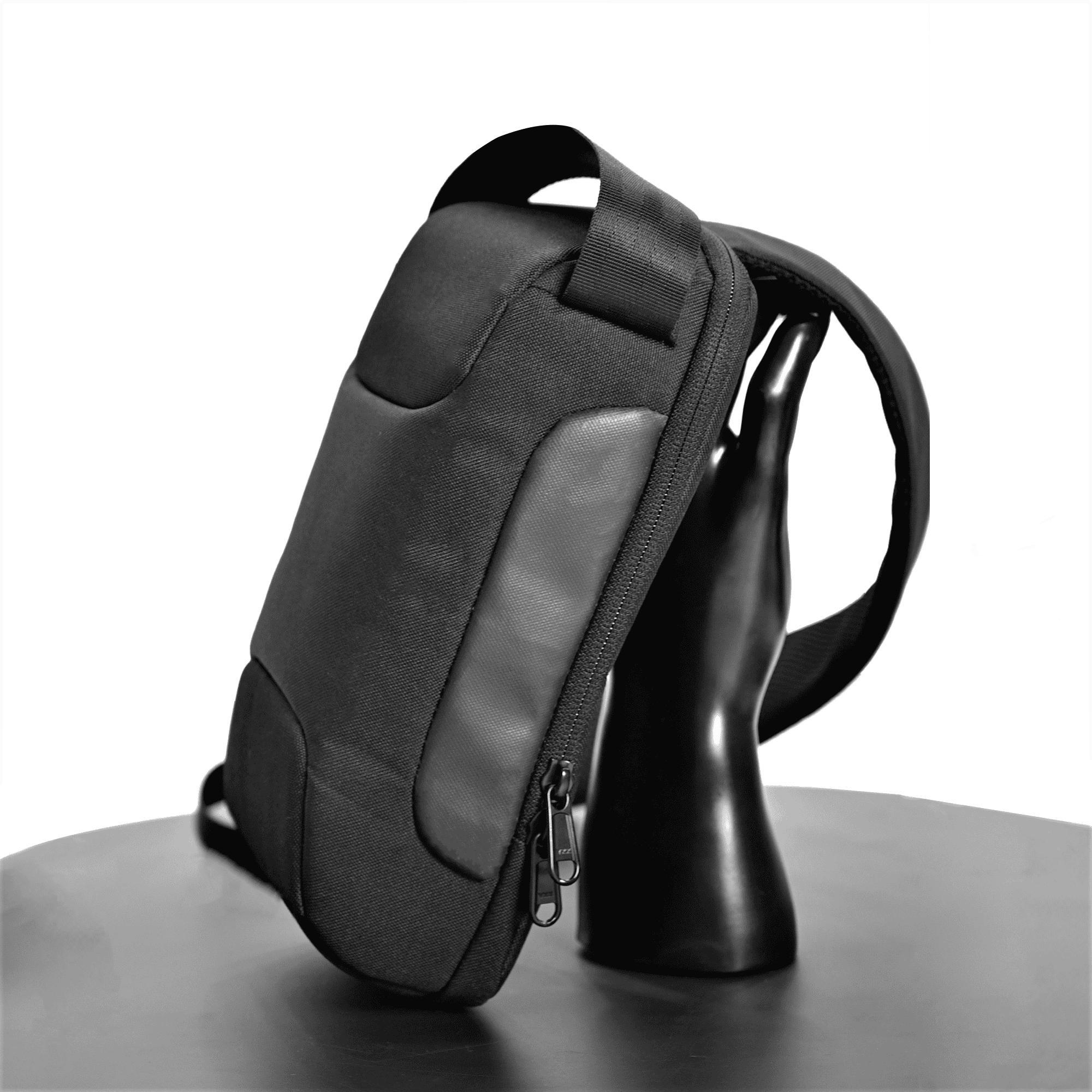 crossbody sling bag with stylish cuts waterproof 600D cardura for unisex - view 8