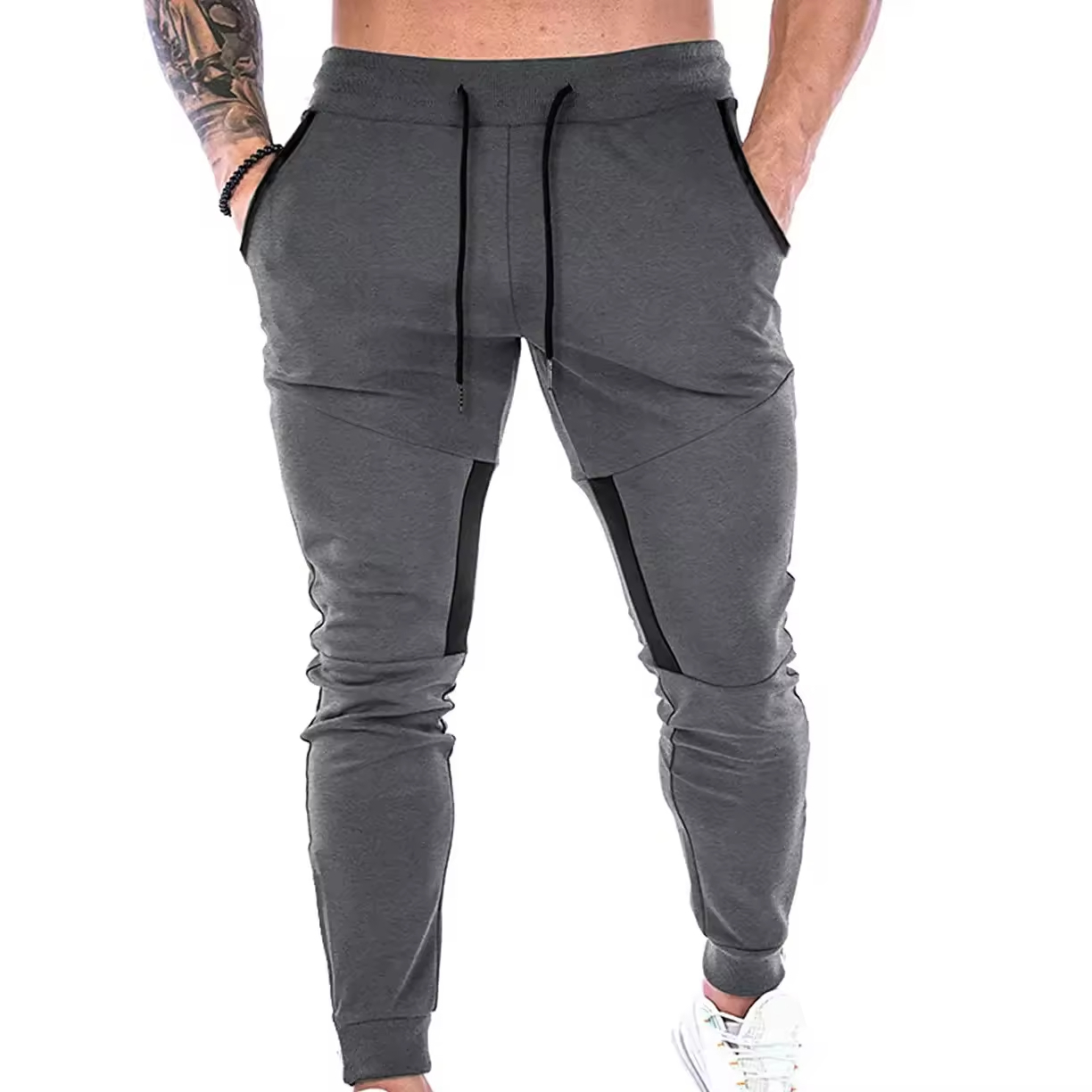 Custom logo plus size cotton trouser mens track pants workout fitness soft wear men's sport joggers