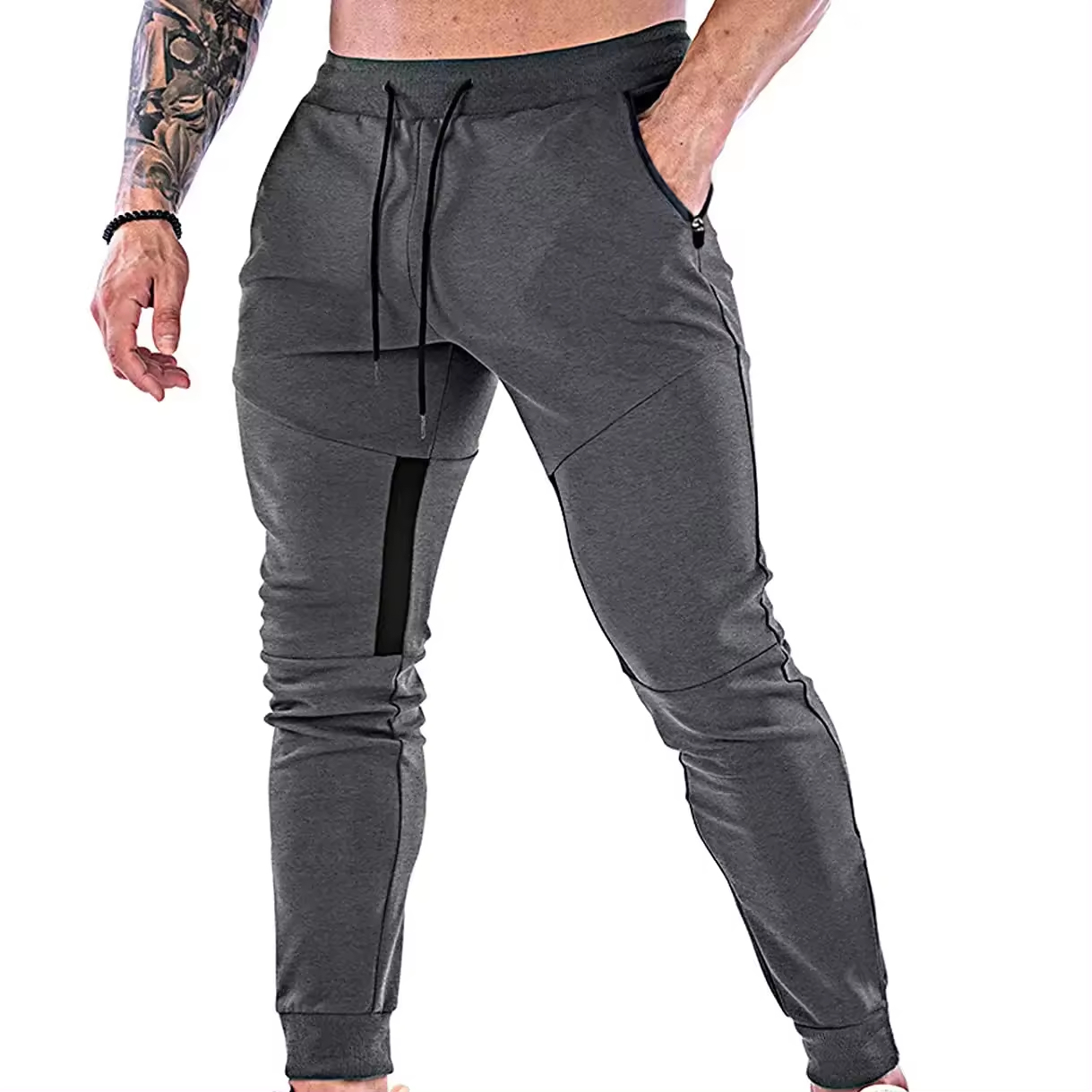 Custom logo plus size cotton trouser mens track pants workout fitness soft wear men's sport joggers - view 5