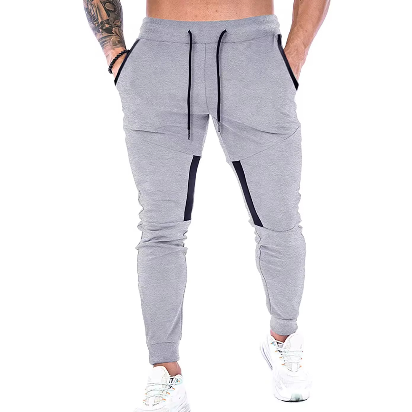 Wholesale Custom Blank Track Pants Slim Fit Men Jogger men's sport joggers - view 5