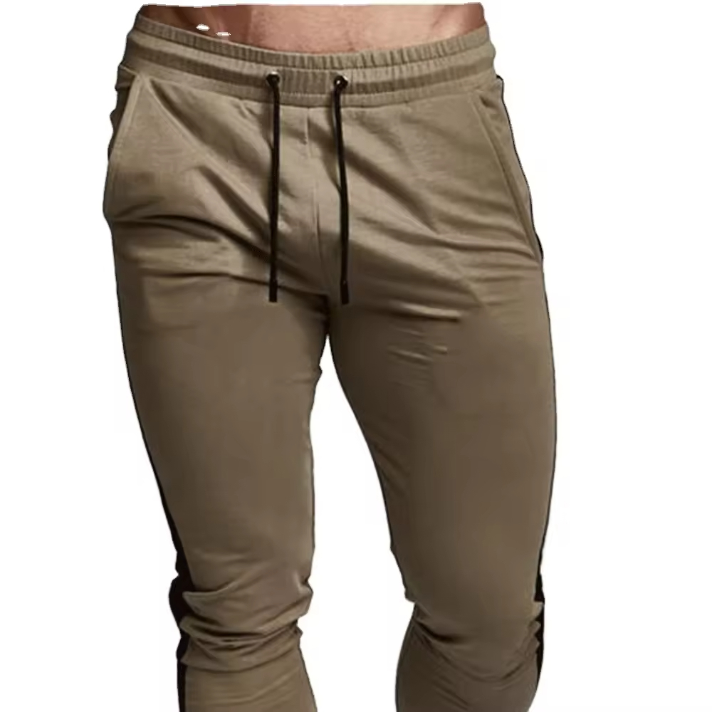 Fitness Outdoor Running Joggers Elastic Gym Leg Fit Sweat Pants Summer Gym Workout Men Track Bottoms - view 5
