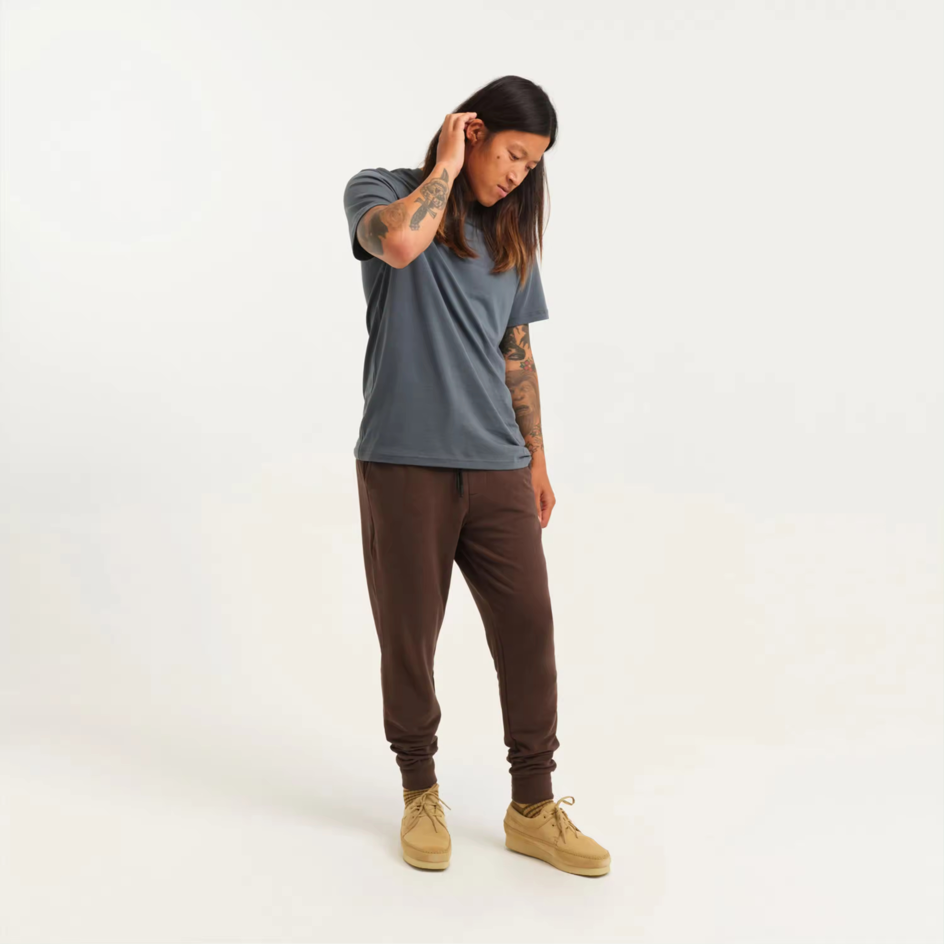 Men's Joggers Casual Fitness Sportswear Bottoms Trousers Solid Color Jogger