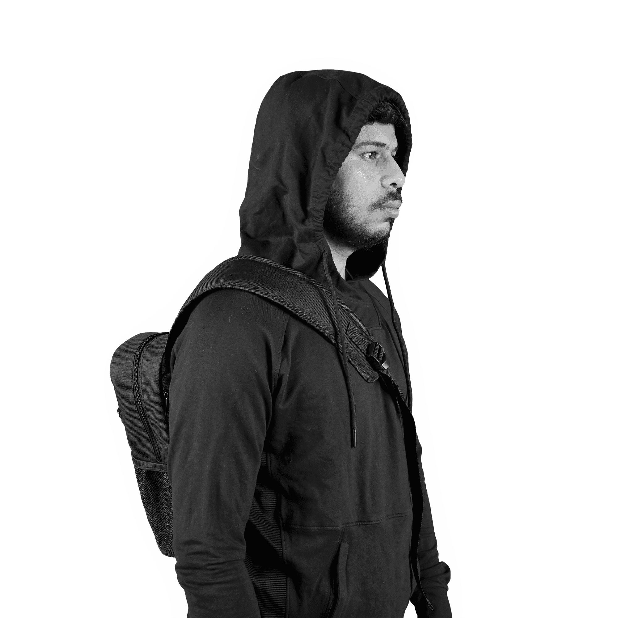 customized stylish sling crossbody bag water resistance  600D cardura with quick acess pocket   - view 5