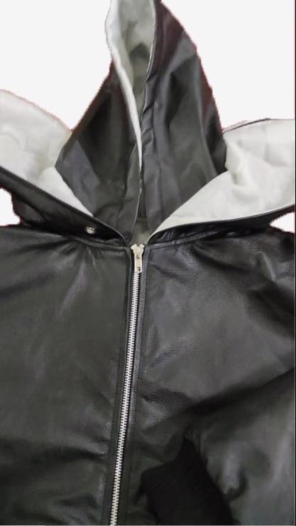 Customized Leather hoodies and Jackets  - view 2