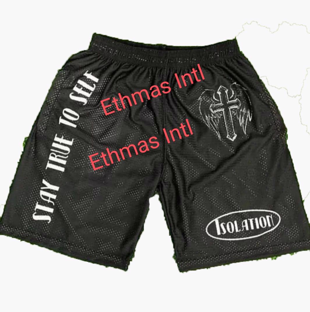 Customized Sublimatioin Mesh 100% Polyester Mens Shorts
