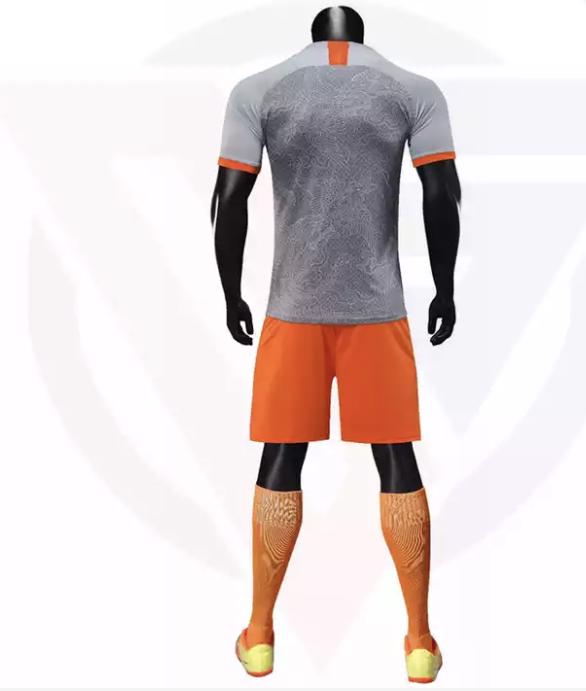New fashionable Soccer Uniform 100% Polyester Comfortable fit Sports Wear Soccer Uniform Top Quality - view 2