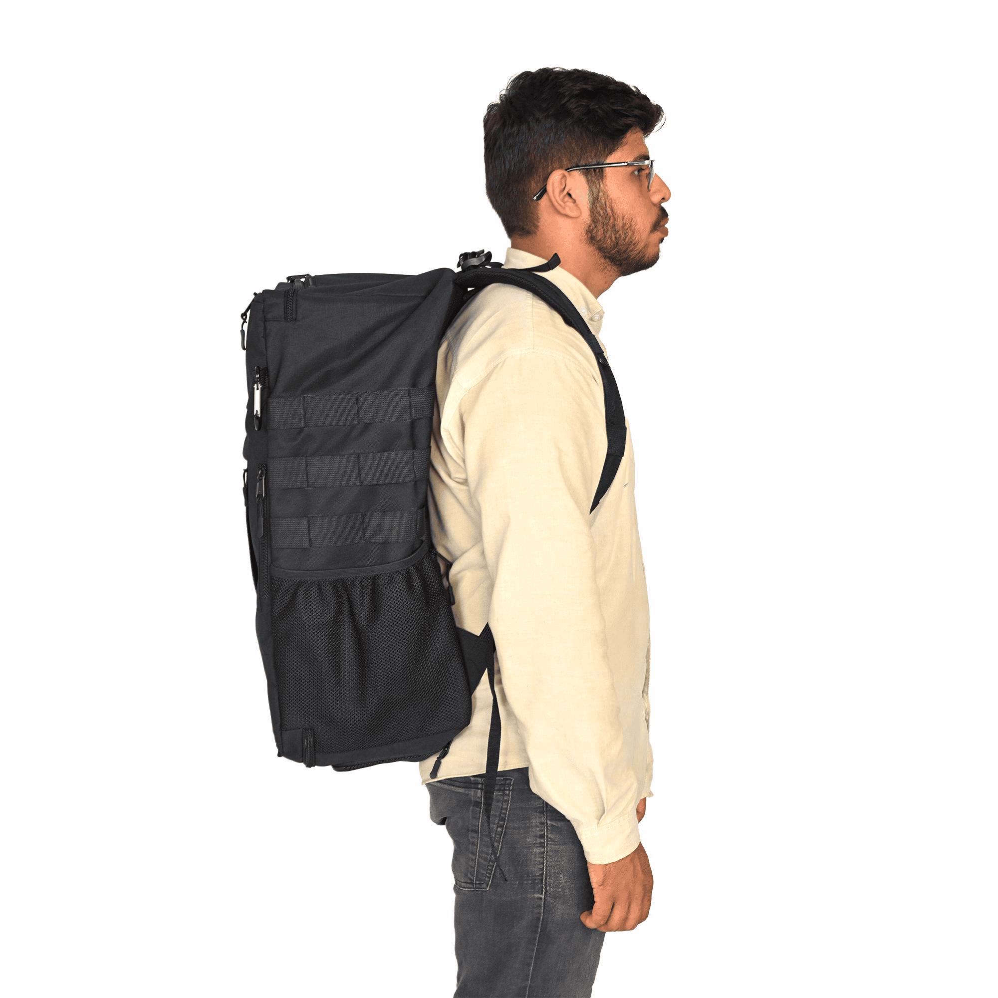 customized gym bag with multi quick acess pockets 600D PVC cardura for mens womens - view 3