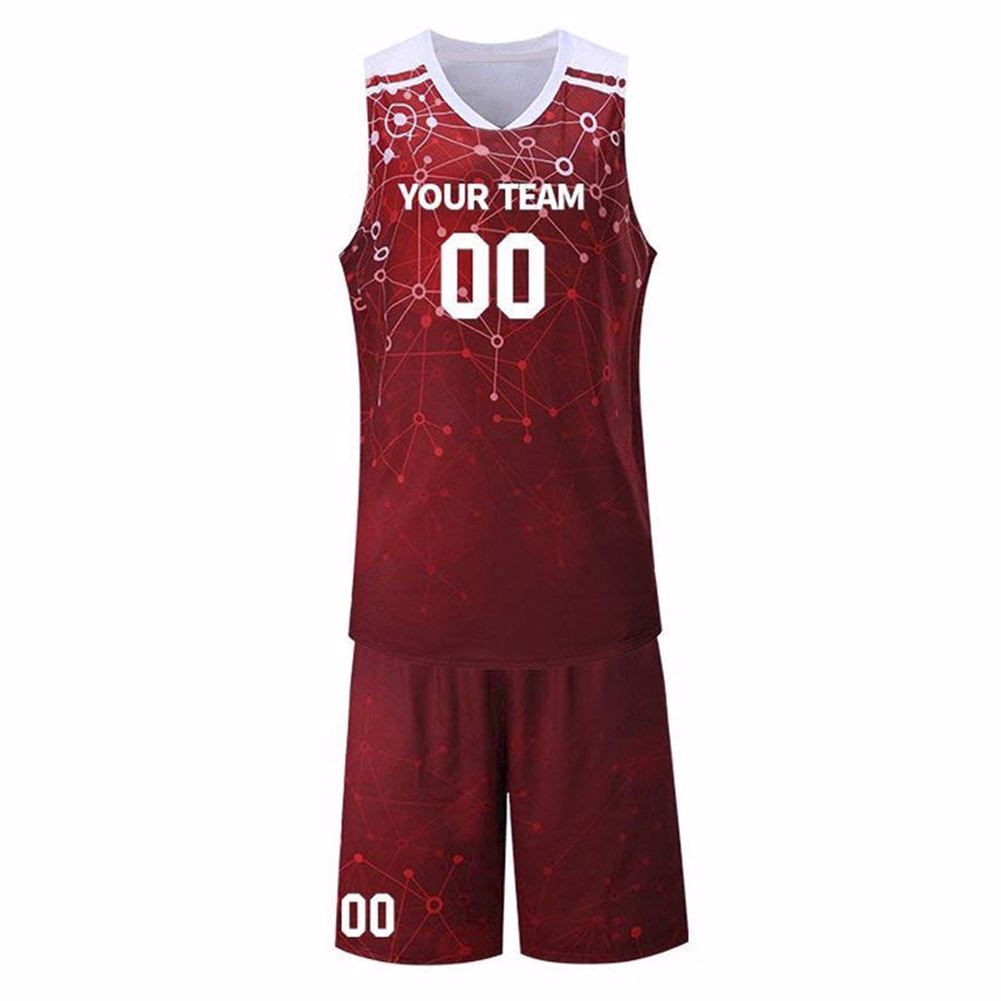 Basketball Kit Team Club Basket Ball Uniform Sports Wear Basketball Uniform wholesale rate - view 2