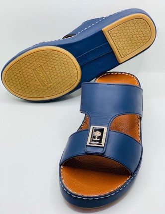 Hand Made Cow Plain Leather Customized Brand Slippers