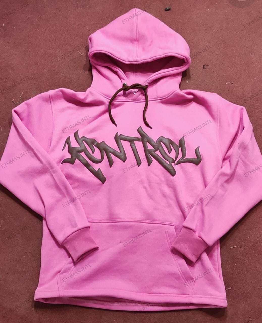 Customized Cotton Fleece Puff Print Crop Hoodies