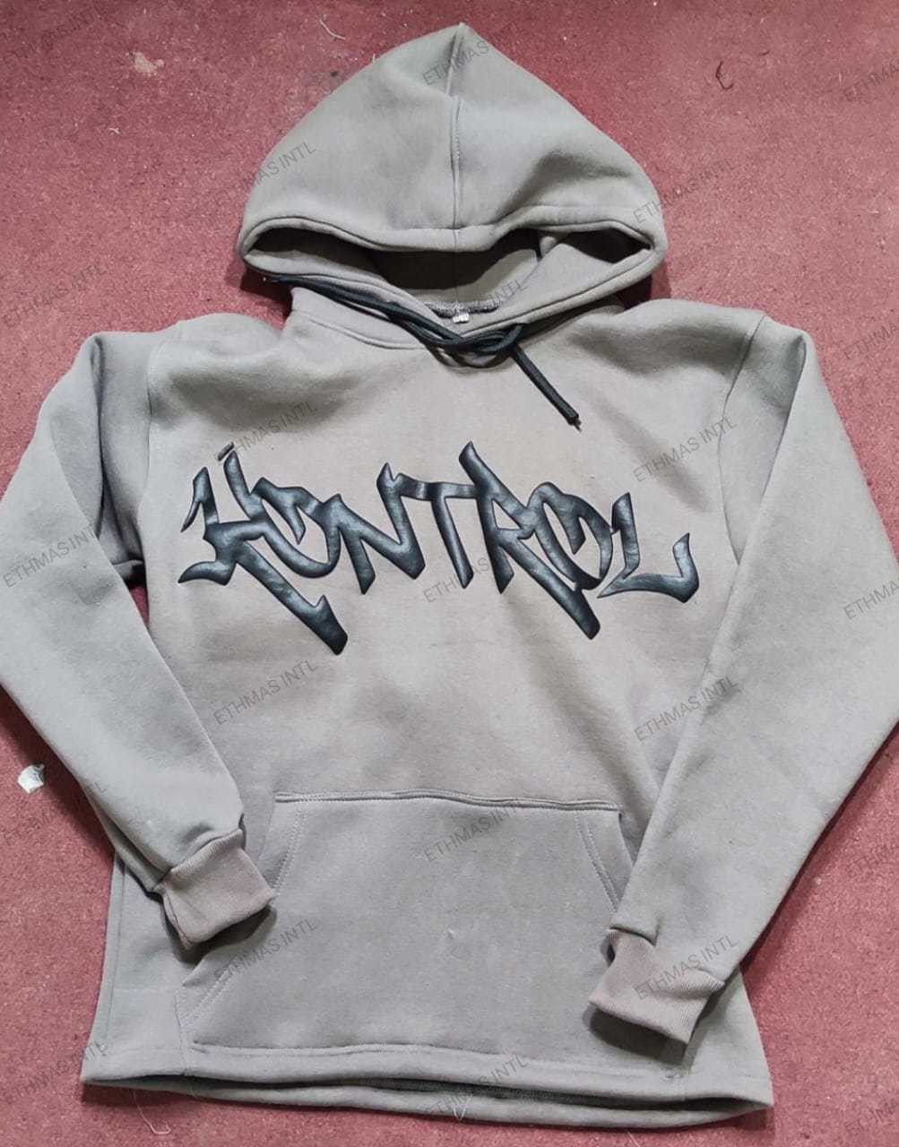 Customized Cotton Fleece Puff Print Crop Hoodies - view 9