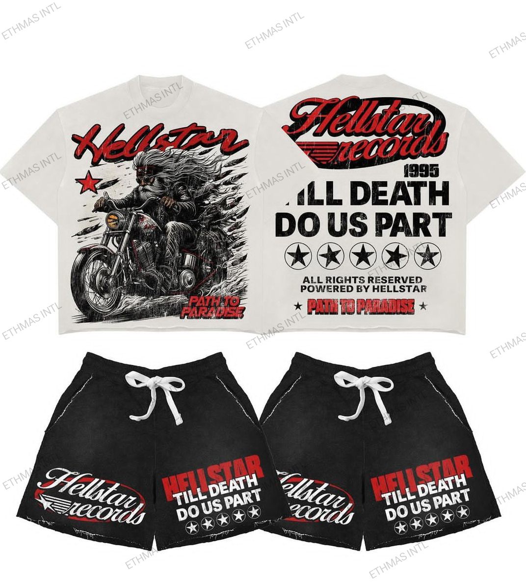 Customized Cotton French Terry DTF Printing Tshirts&shorts - view 10