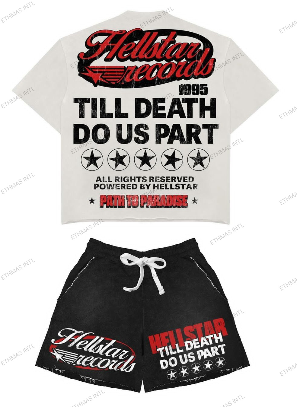 Customized Cotton French Terry DTF Printing Tshirts&shorts - view 11