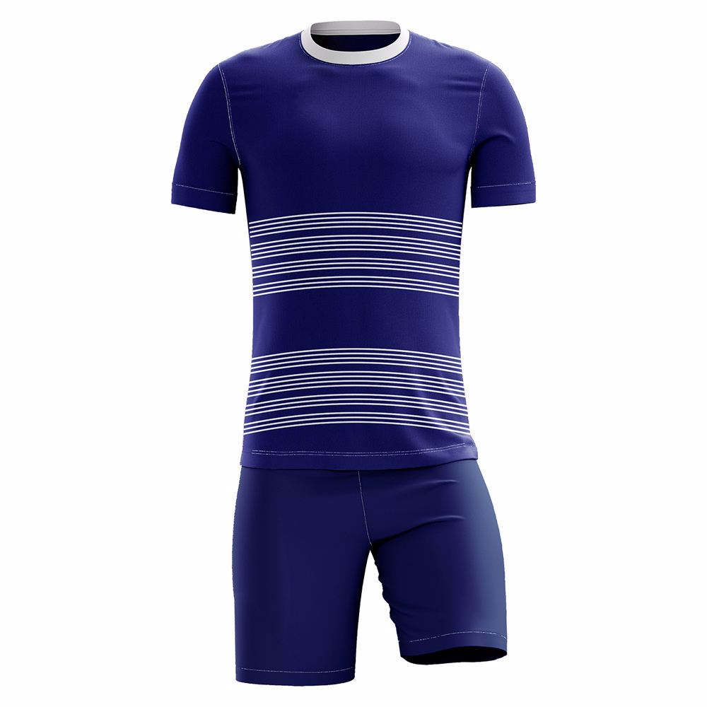 Factory make soccer jersey customized top quality football uniform polyester soccer uniform
