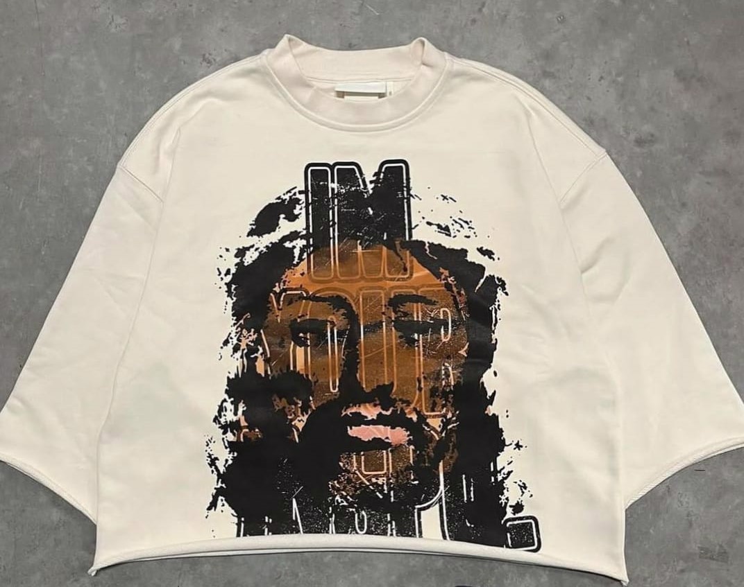 Customized DTG Oversize Crop Sweatsshirt - view 8