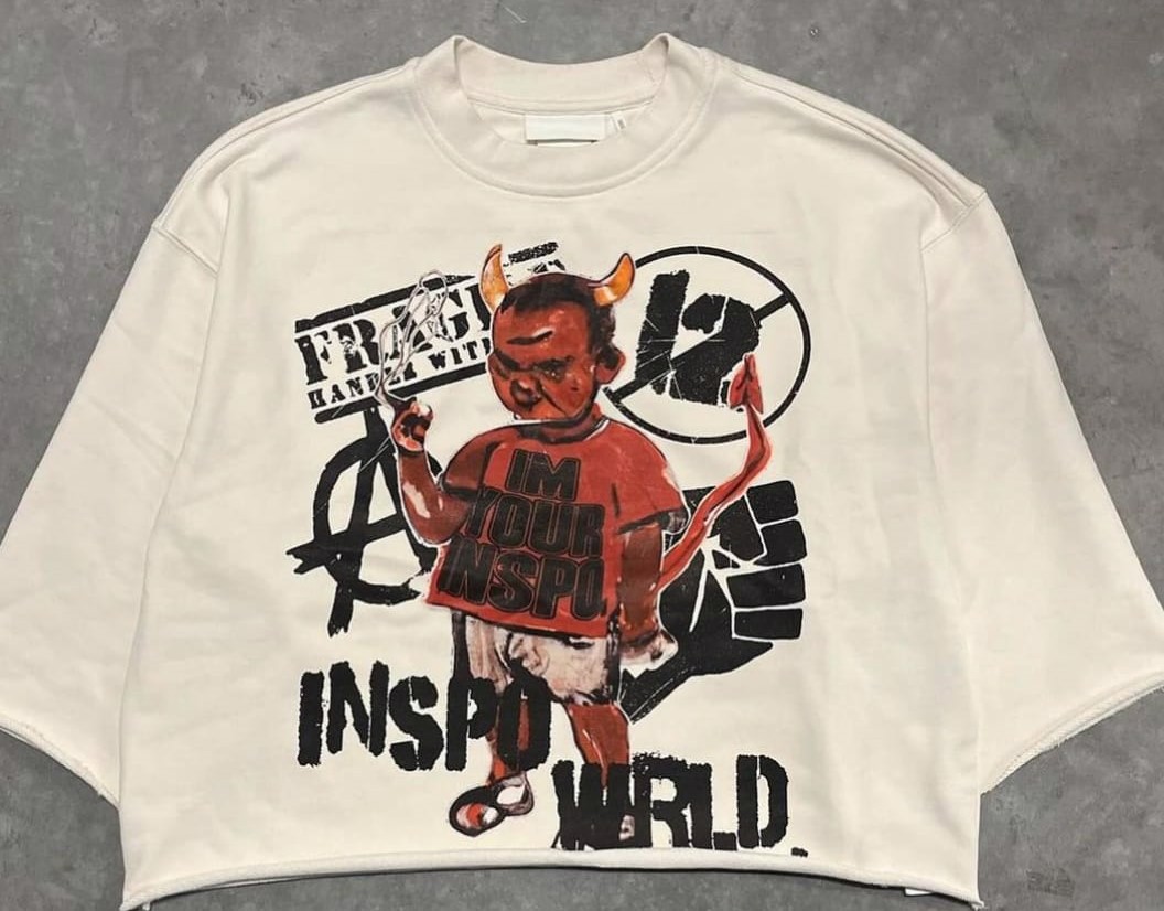 Customized DTG Oversize Crop Sweatsshirt - view 13