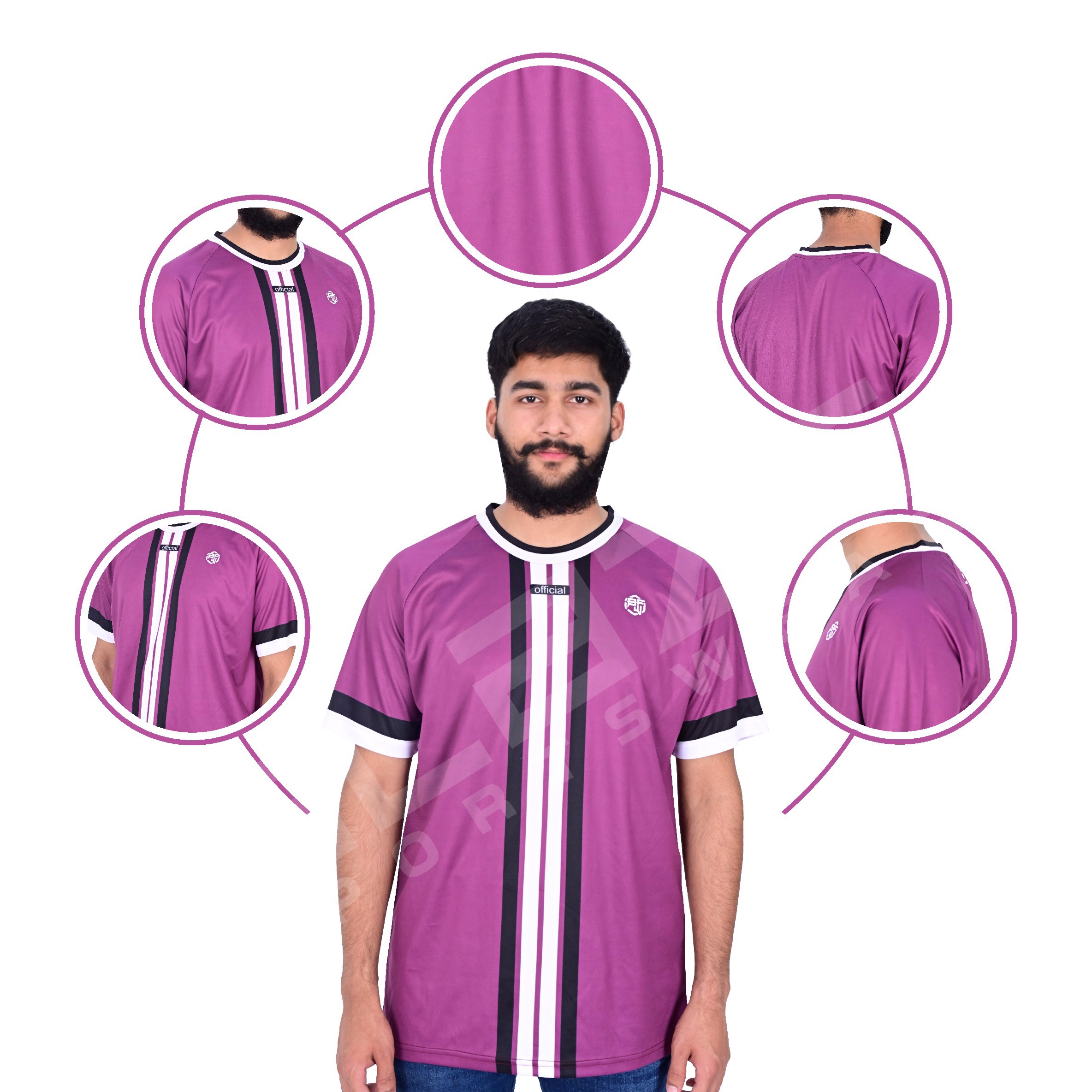 Customized Men's T-Shirt 100% Cotton SilkScreen Print Regular Fit Oversize Drop Shoulder Regular Cut - view 7