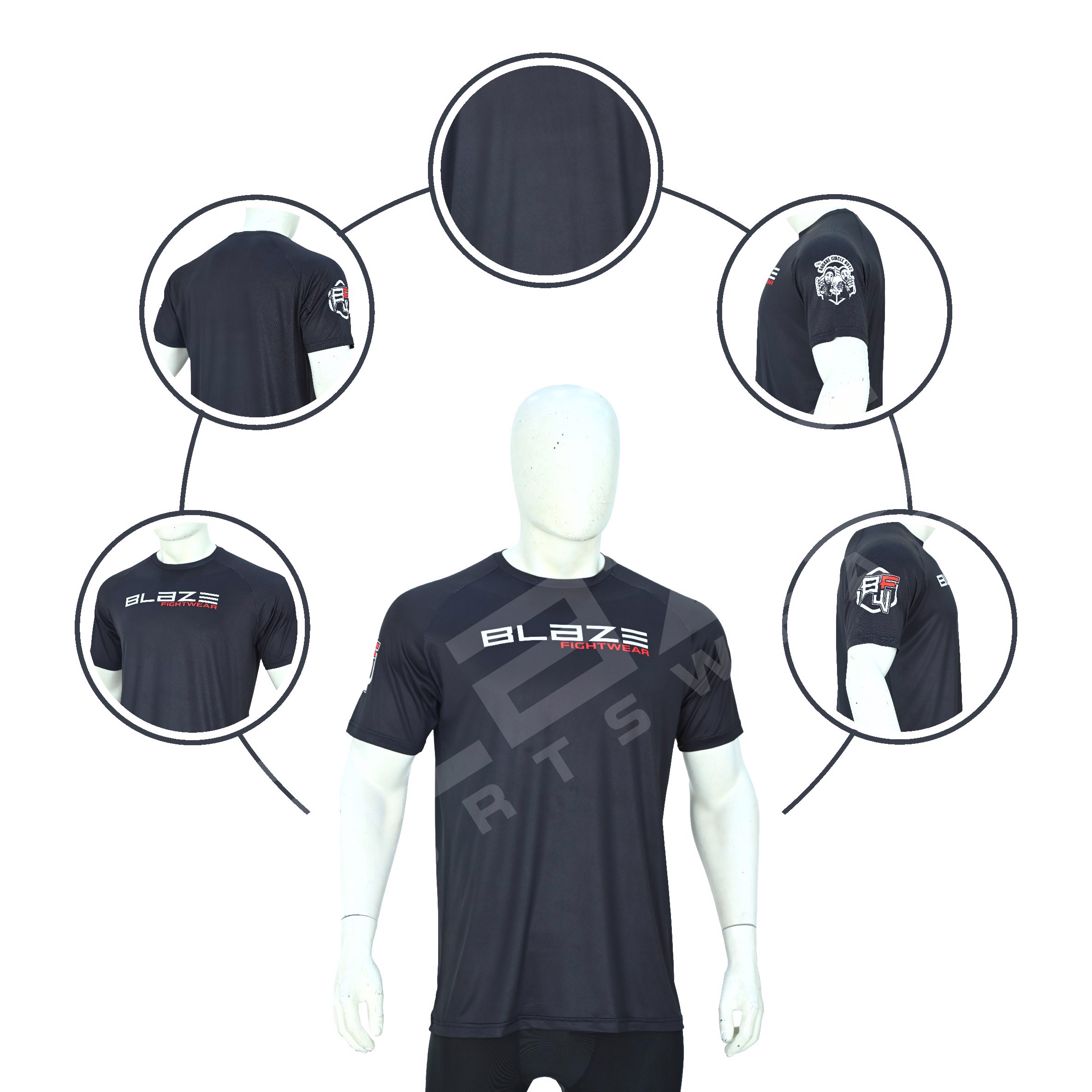 Factory wholesale custom print logo t shirt custom designs cotto T-shirt regular fit T shirt - view 7