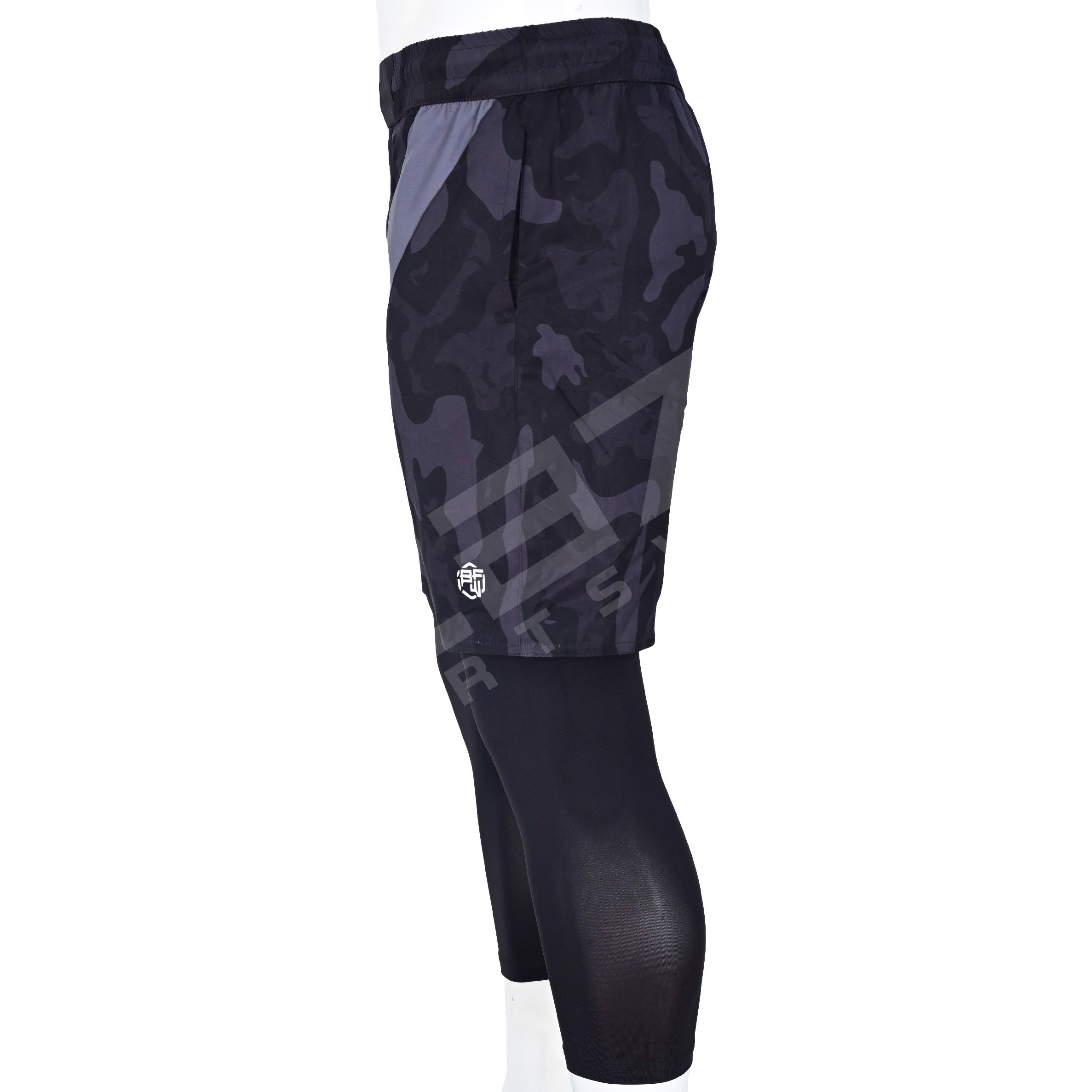 OEM Gym Shorts Custom Compression Sweat Training Workout Fitness Athletic Sports Men