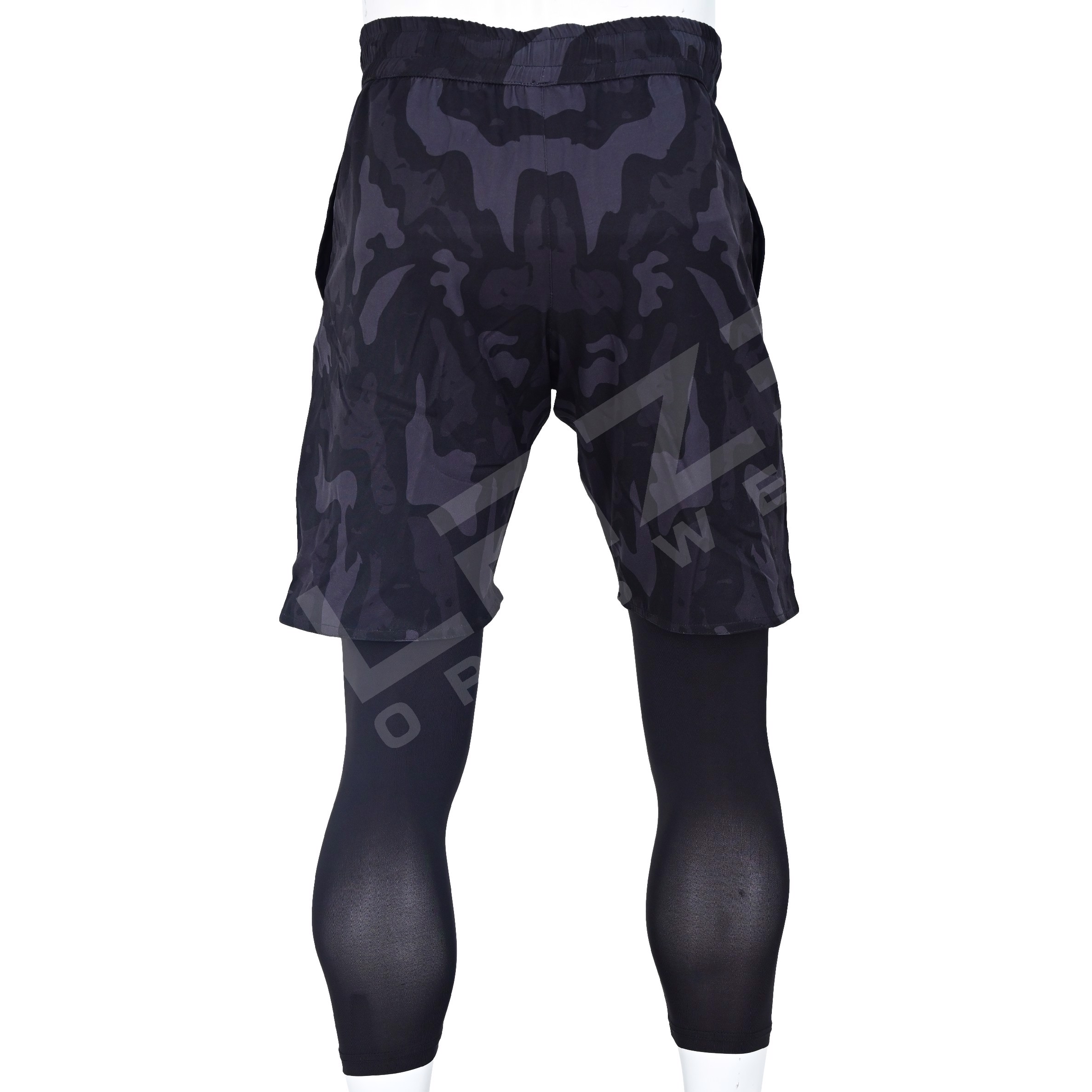 OEM Gym Shorts Custom Compression Sweat Training Workout Fitness Athletic Sports Men - view 4